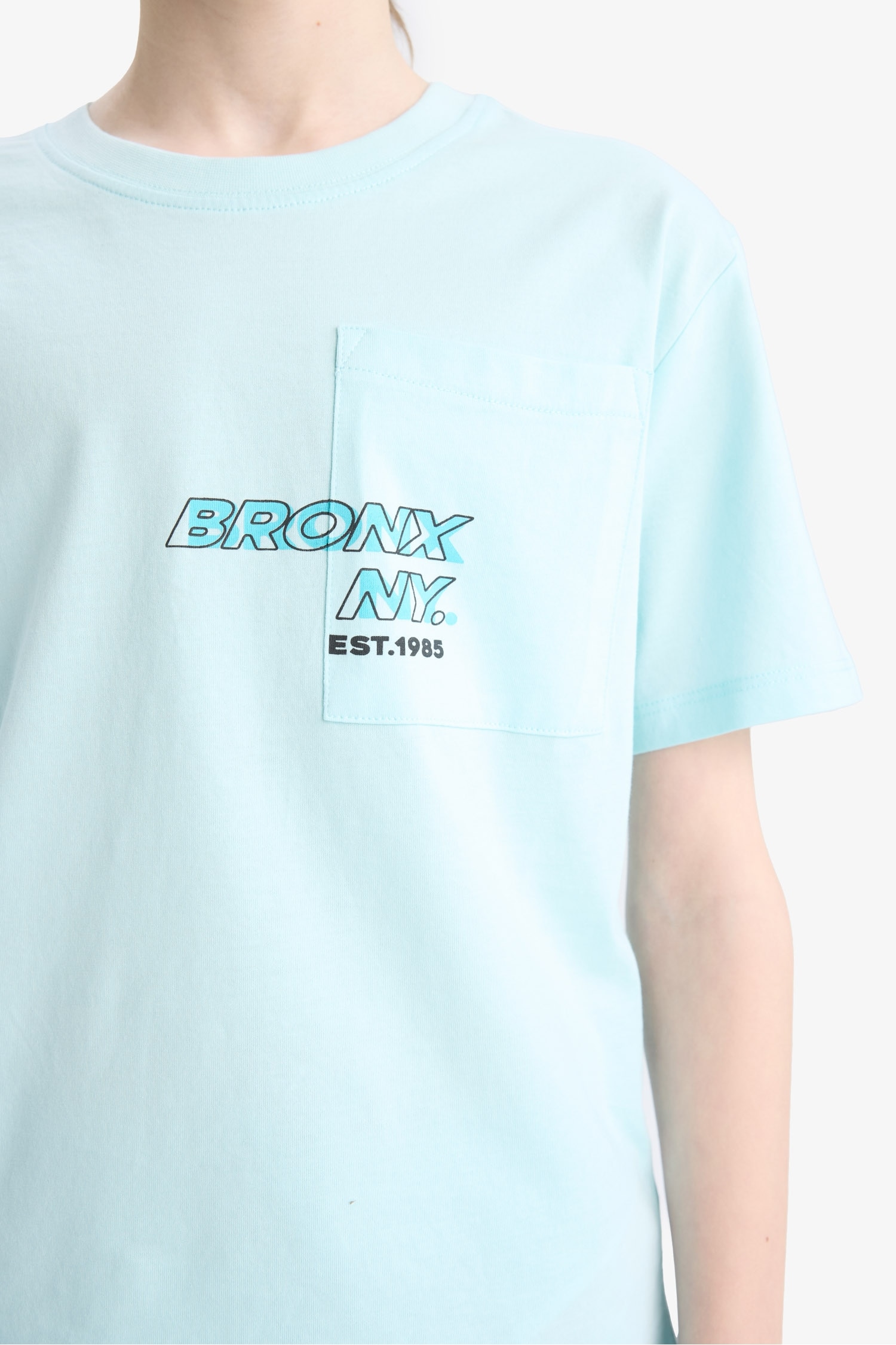 T-shirt imprimé à col rond et manches courtes pour garçon