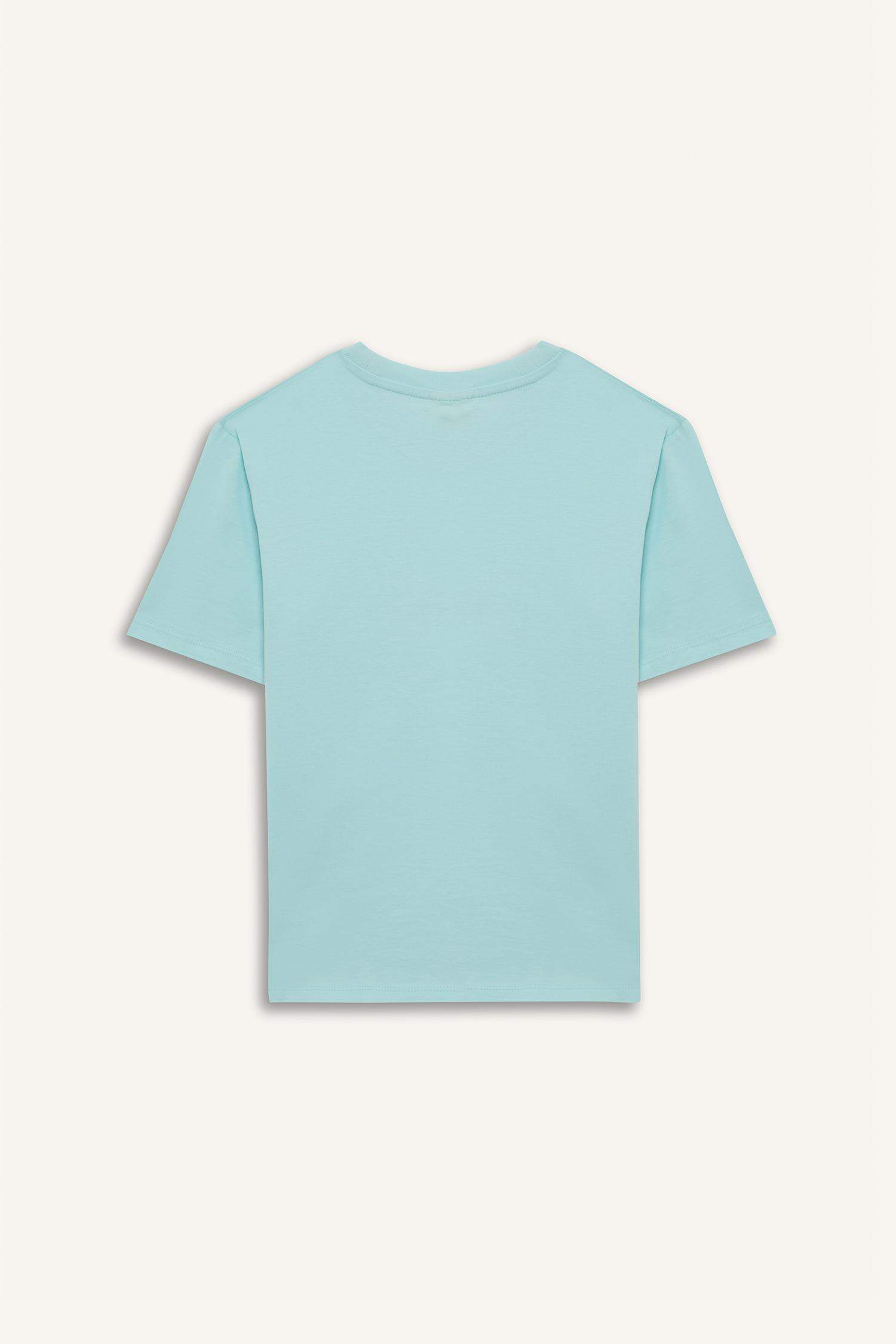 T-shirt imprimé à col rond et manches courtes pour garçon