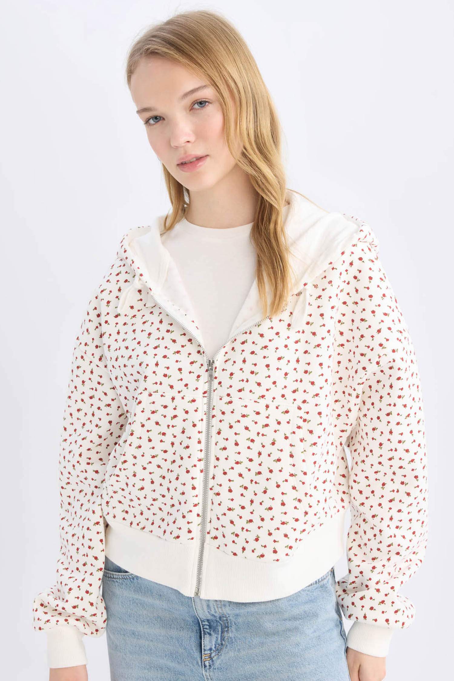 Свитшот с принтом на молнии, Coool