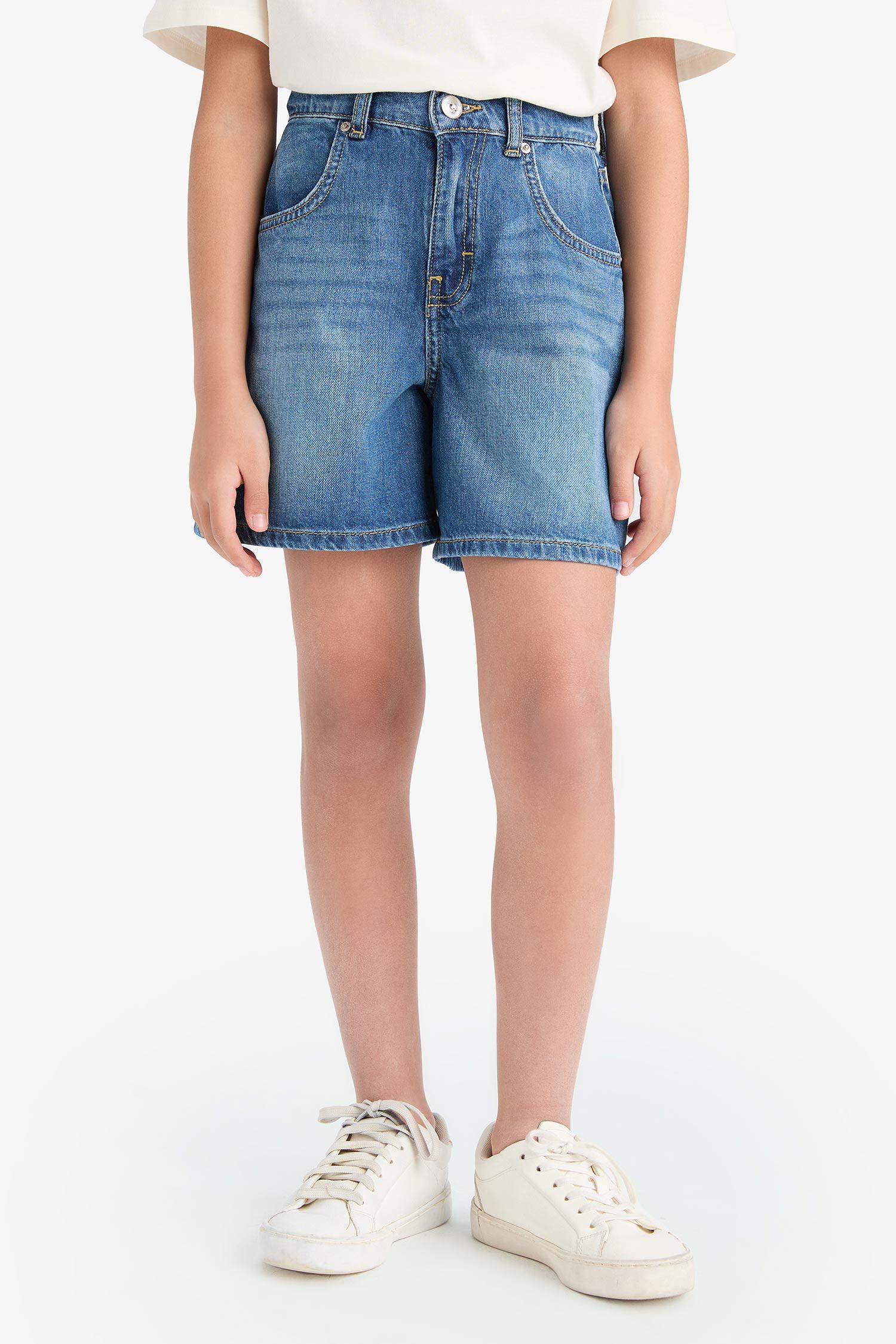 Kız Çocuk Jean Şort