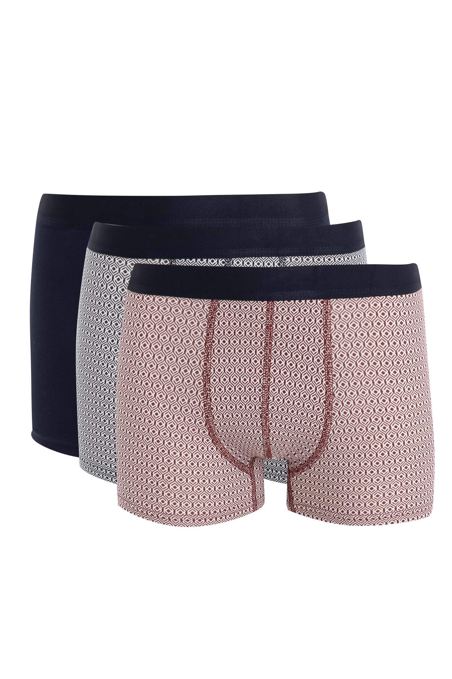 Regular Fit 3'lü Boxer