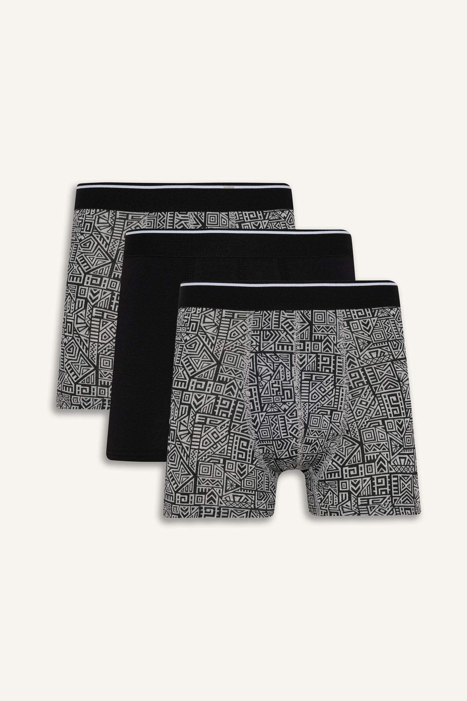 بوكسر مخطط - 3 قطع