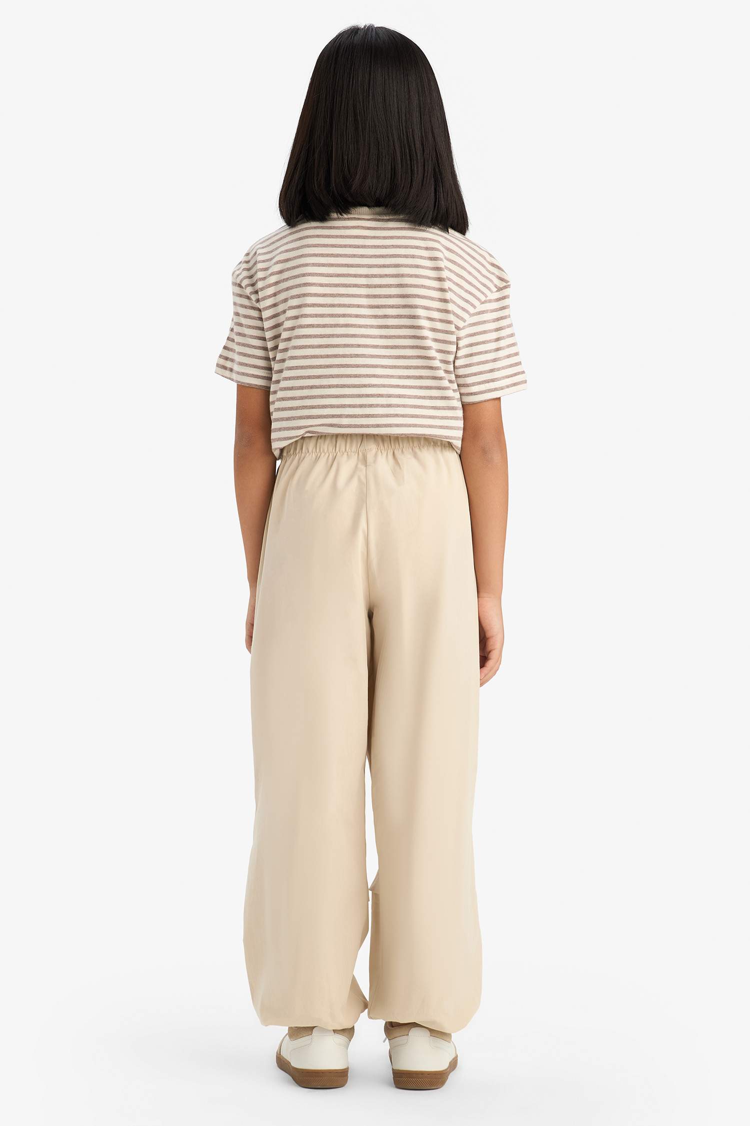 Kız Çocuk Paraşüt Jogger Paça Pantolon