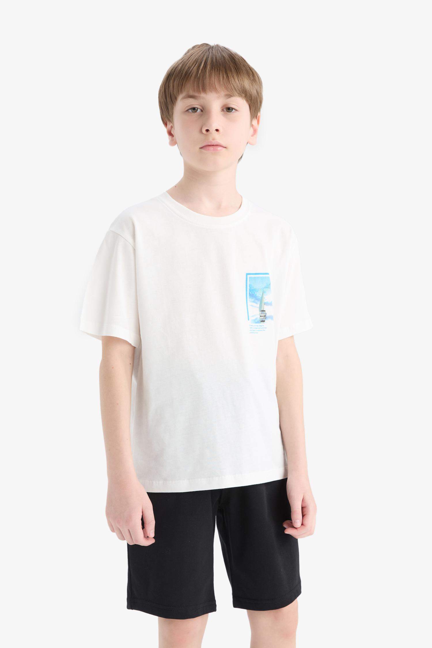 Short taille élastique pour garçon