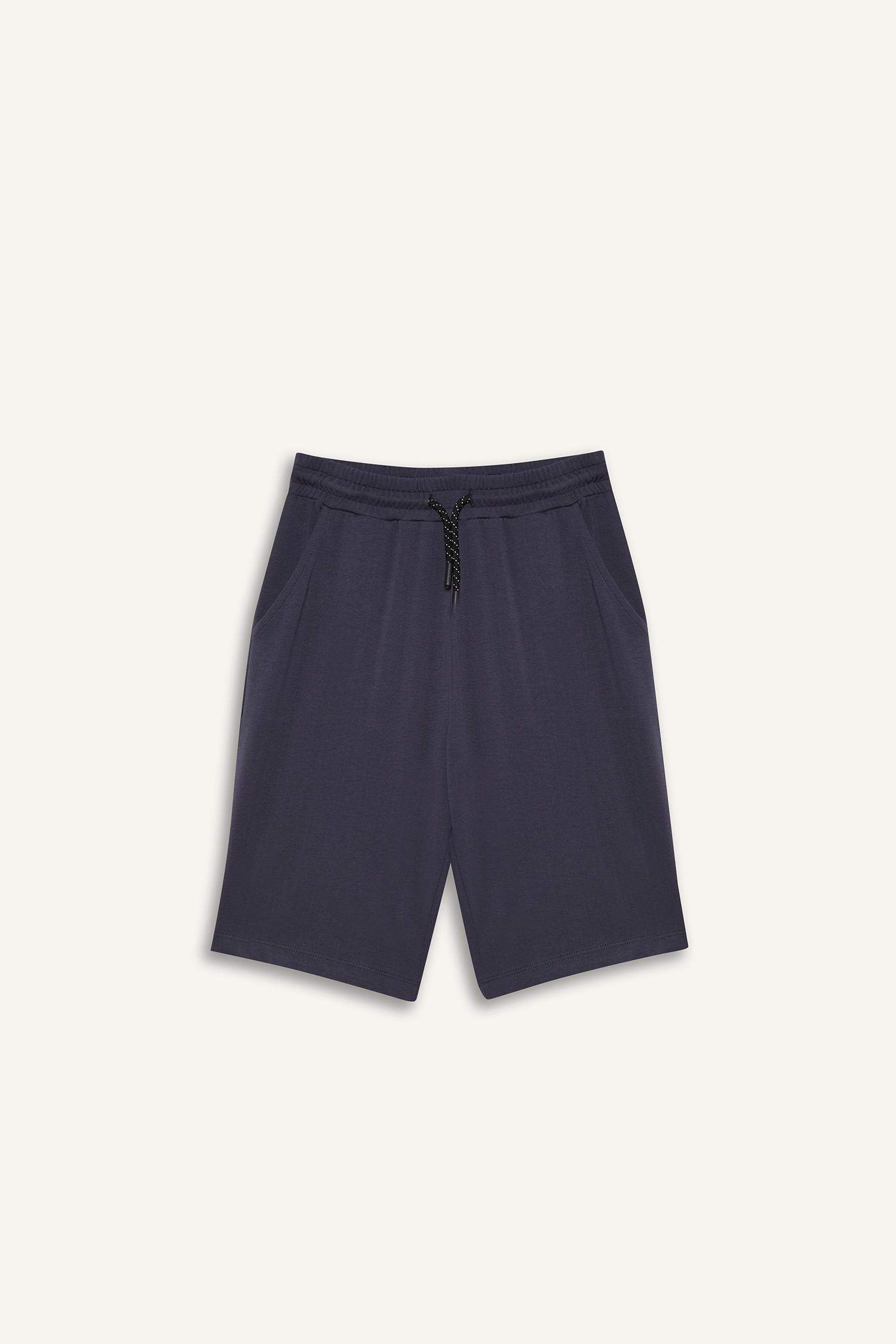 Erkek Çocuk Beli Lastikli Basic Düz Şort