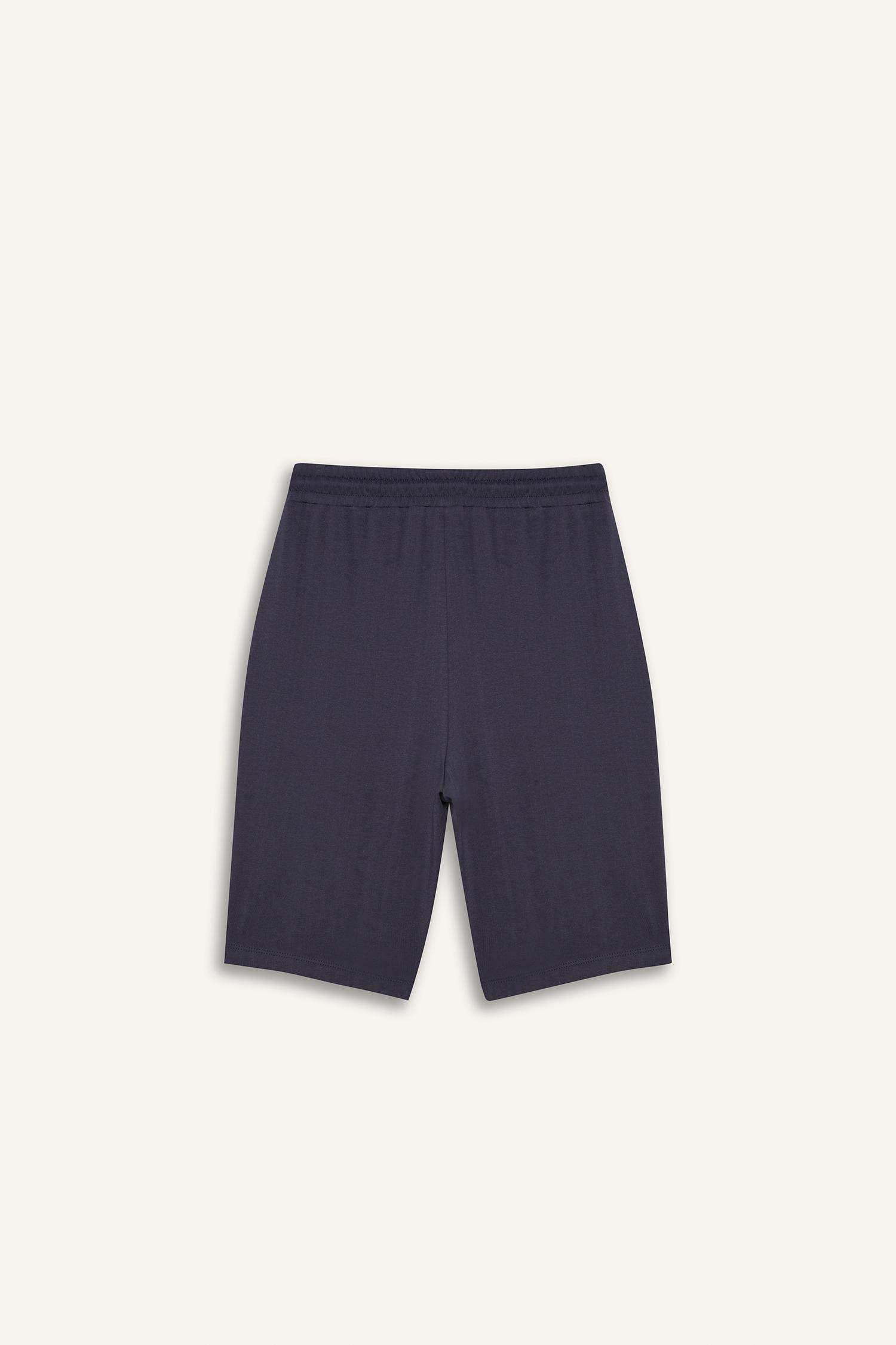 Erkek Çocuk Beli Lastikli Basic Düz Şort