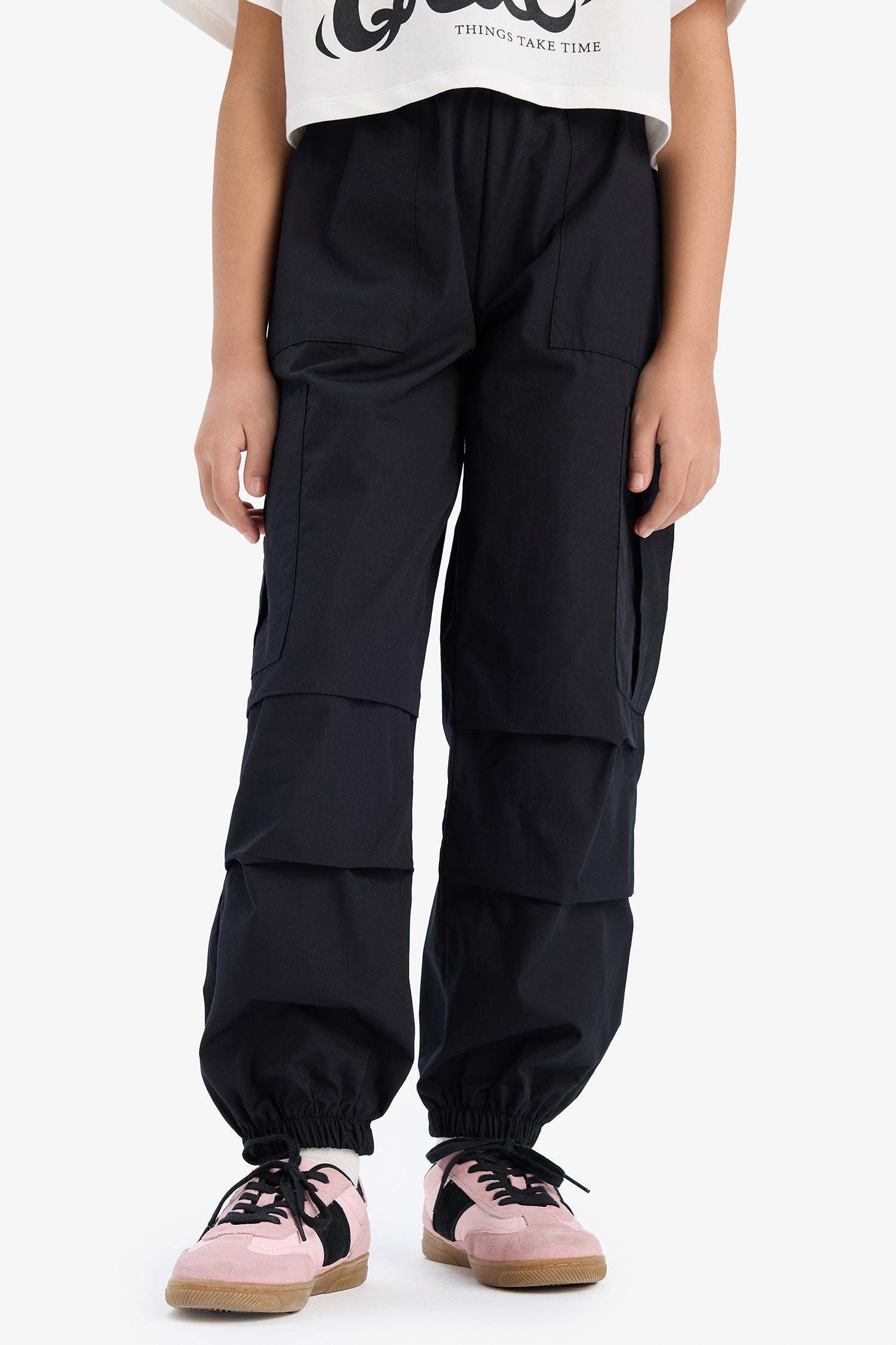 Girl Parachute Jogger Cargo Pants