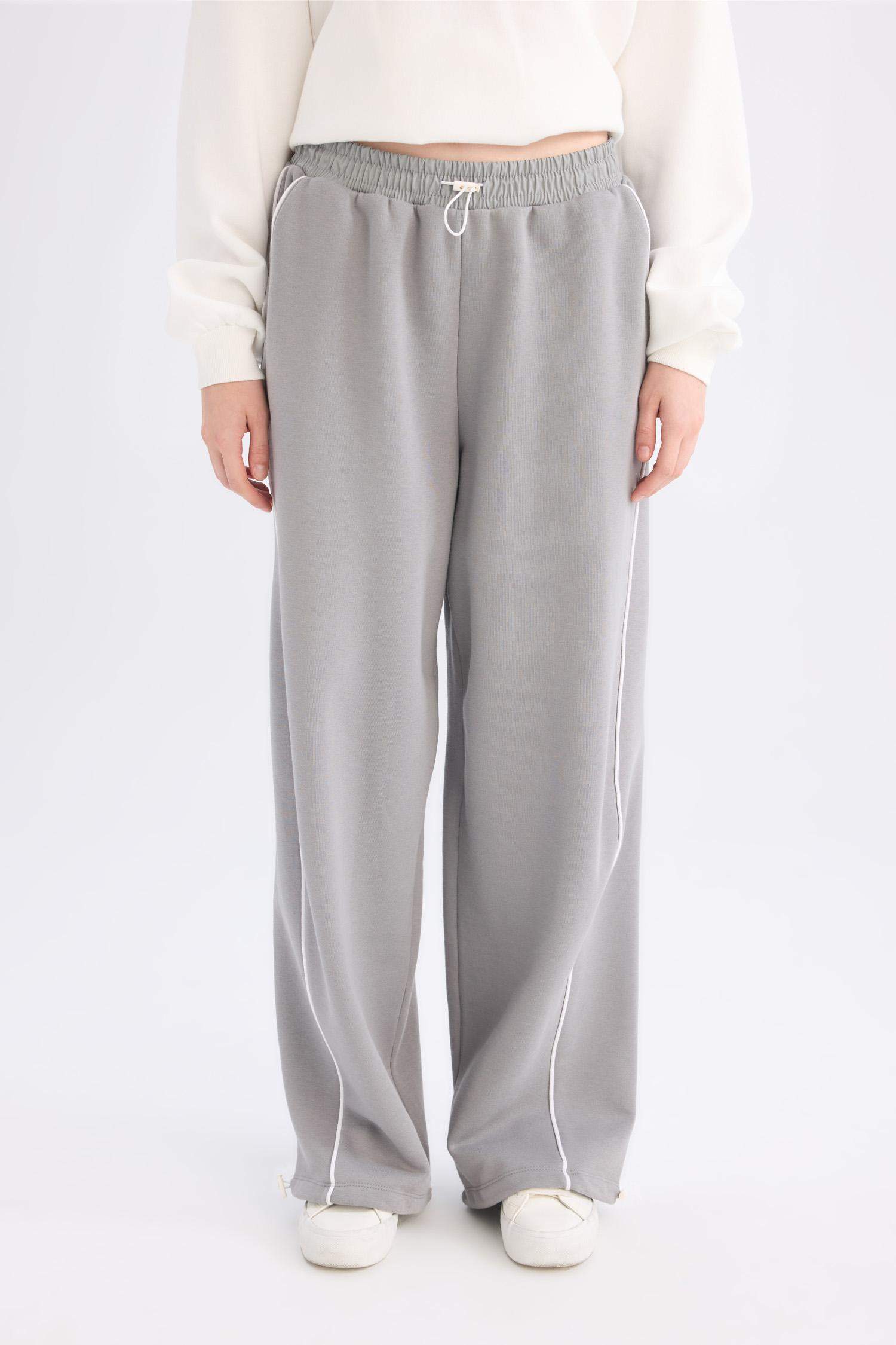 Coool Beli Lastikli Wide Leg Geniş Bol Paça Eşofman Altı