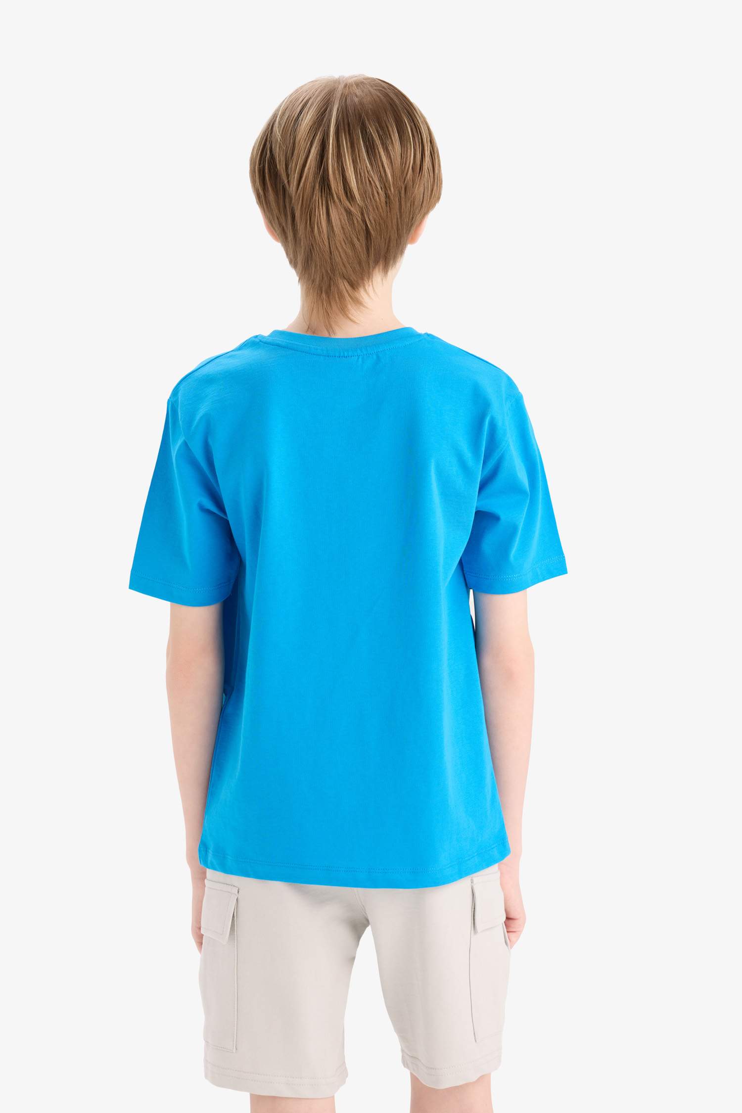Boy Crew Neck Printed Short Sleeve T-Shirt