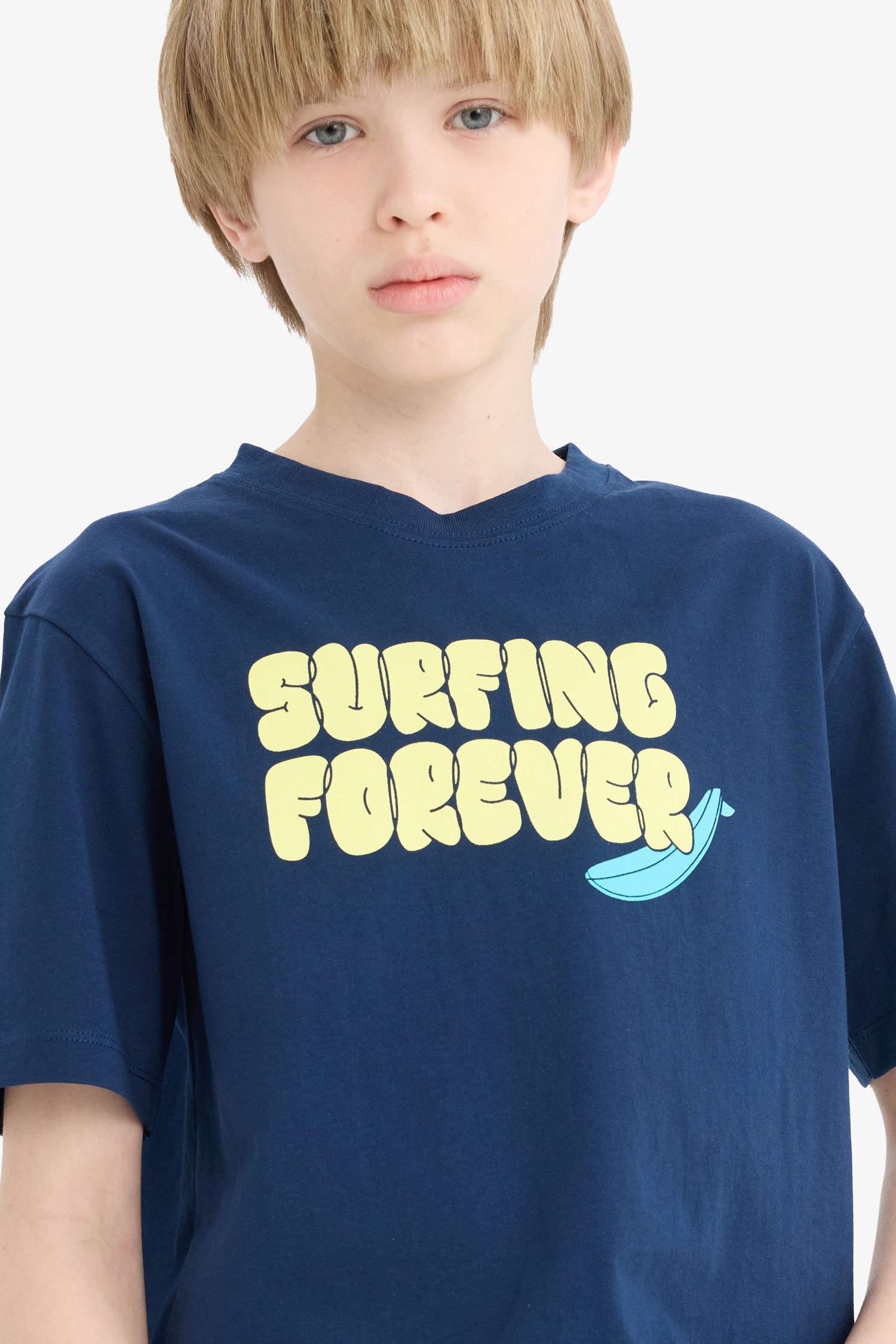 تيشيرت ولادي نص ردن قصة عادية مطبوع