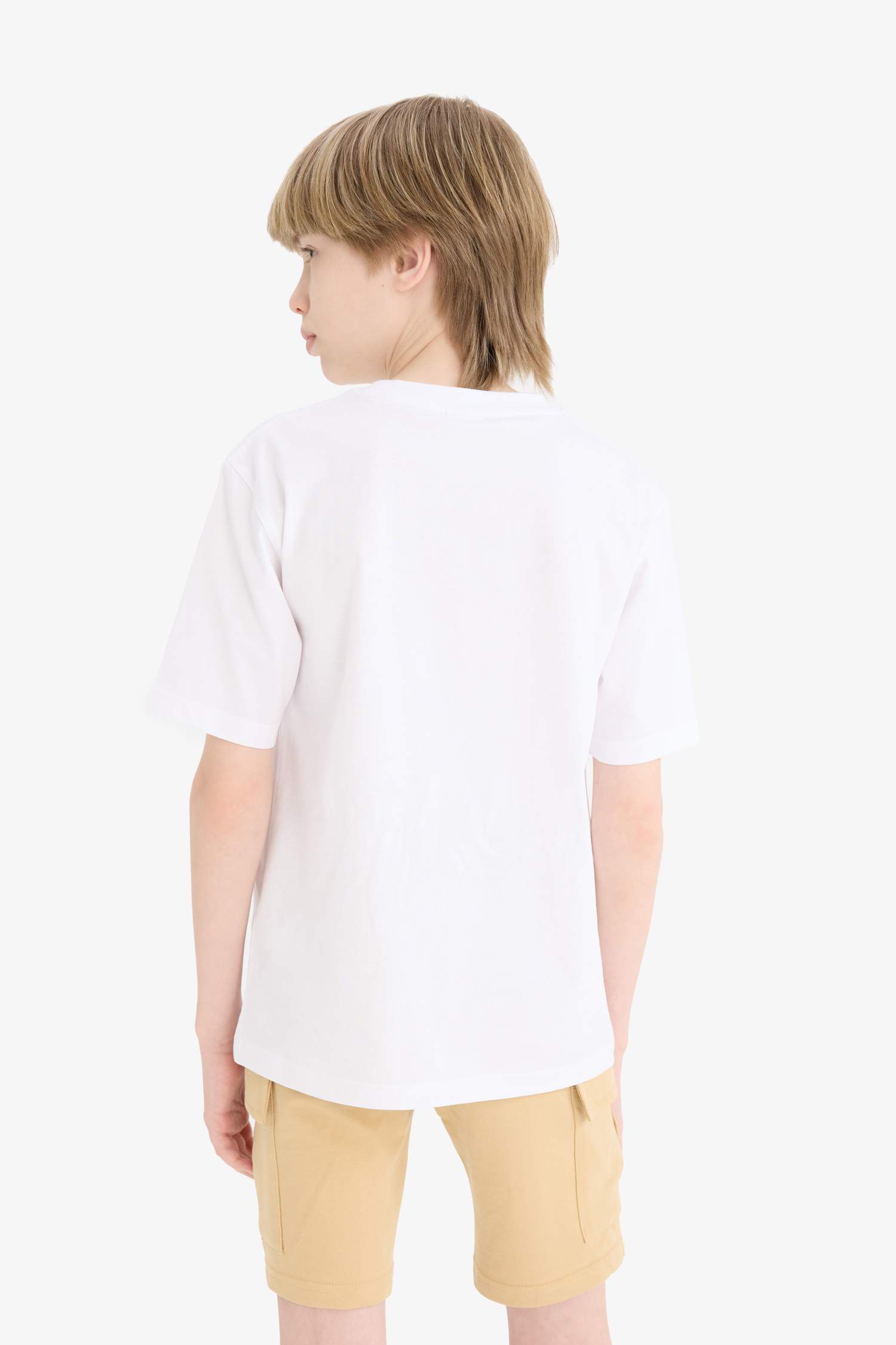 Boy Regular Fit Crew Neck Printed T-Shirt