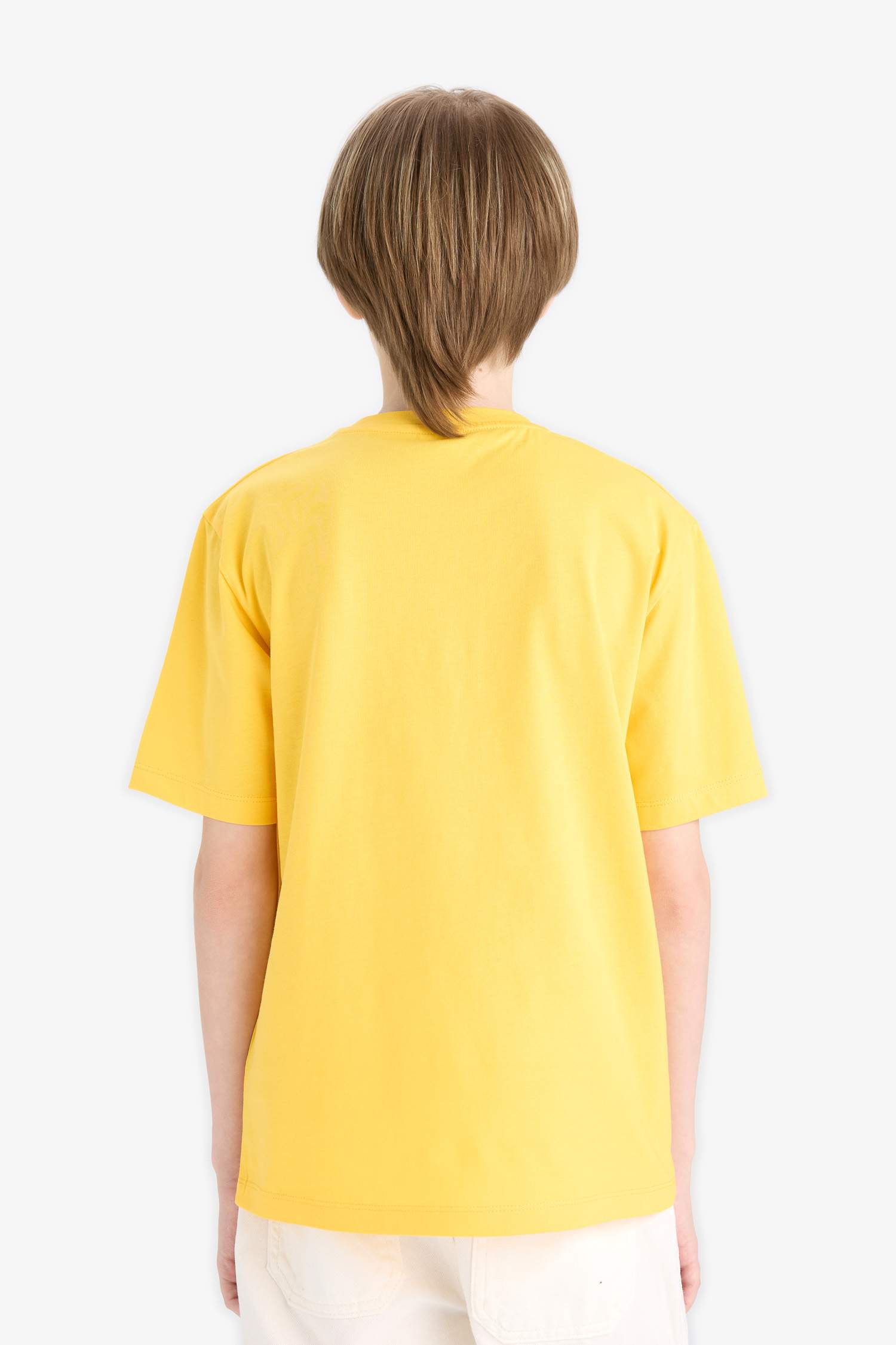 Детская футболка Regular Fit с круглым вырезом и принтом, короткий рукав для мальчиков