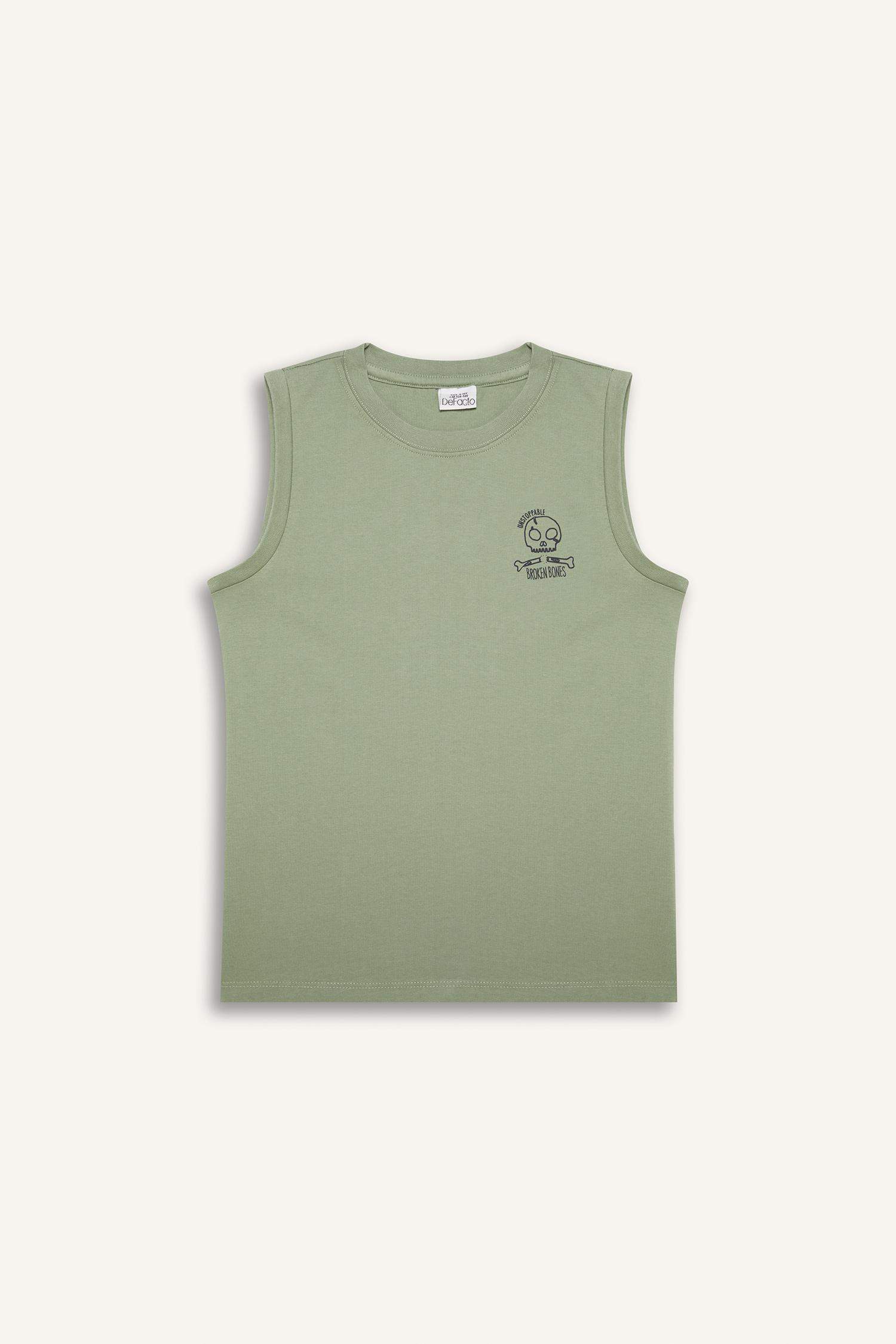 تيشيرت كت ولادي سادة بياخة مستديرة