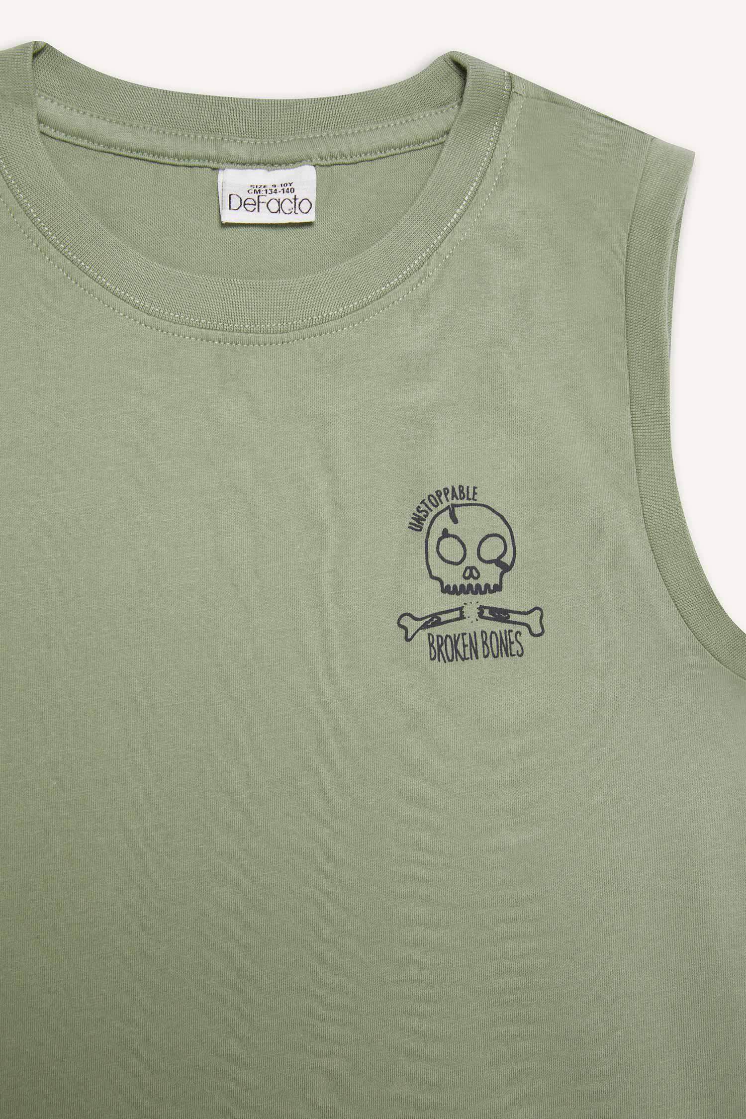 تيشيرت كت ولادي سادة بياخة مستديرة