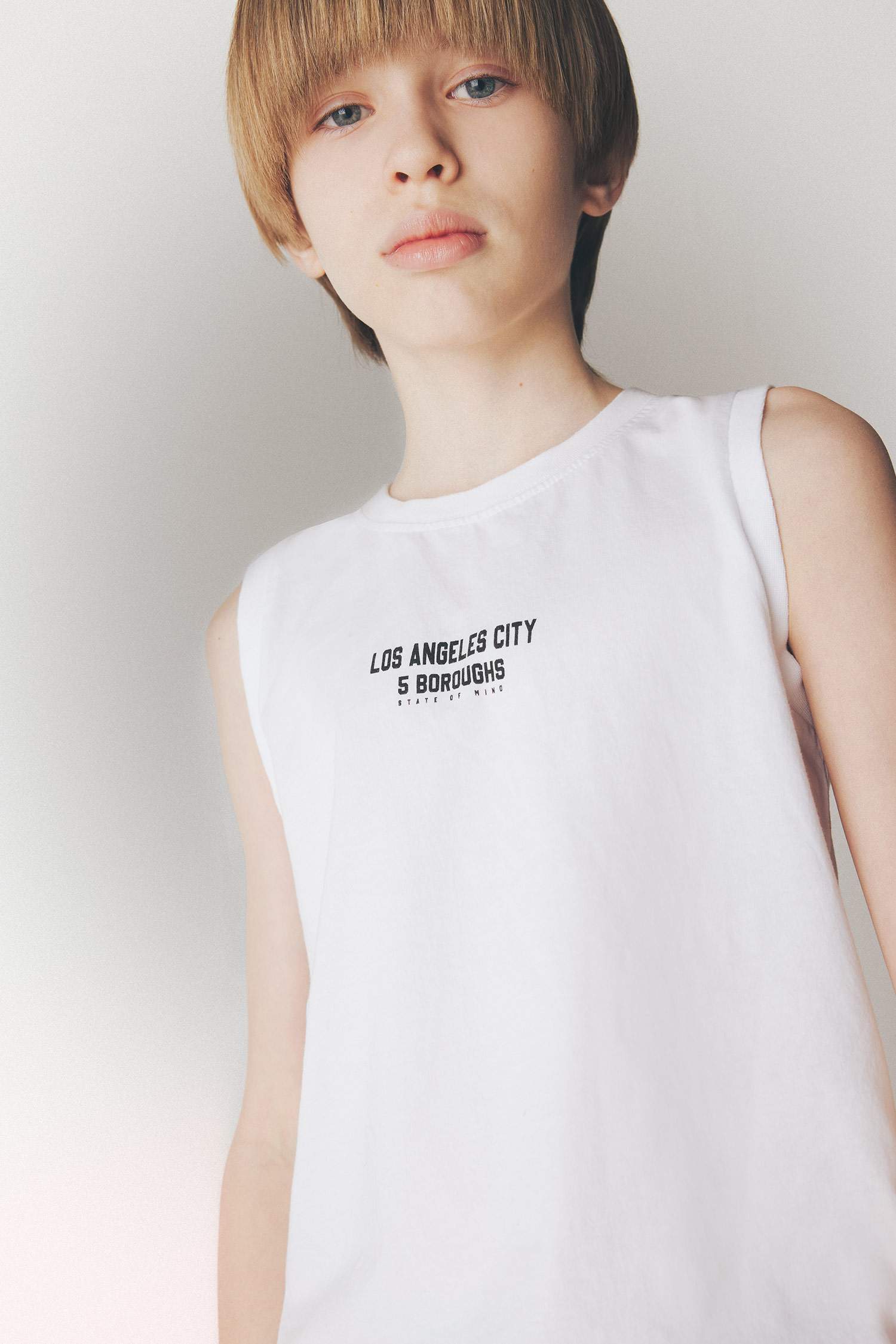 Boy Crew Neck Tank Top