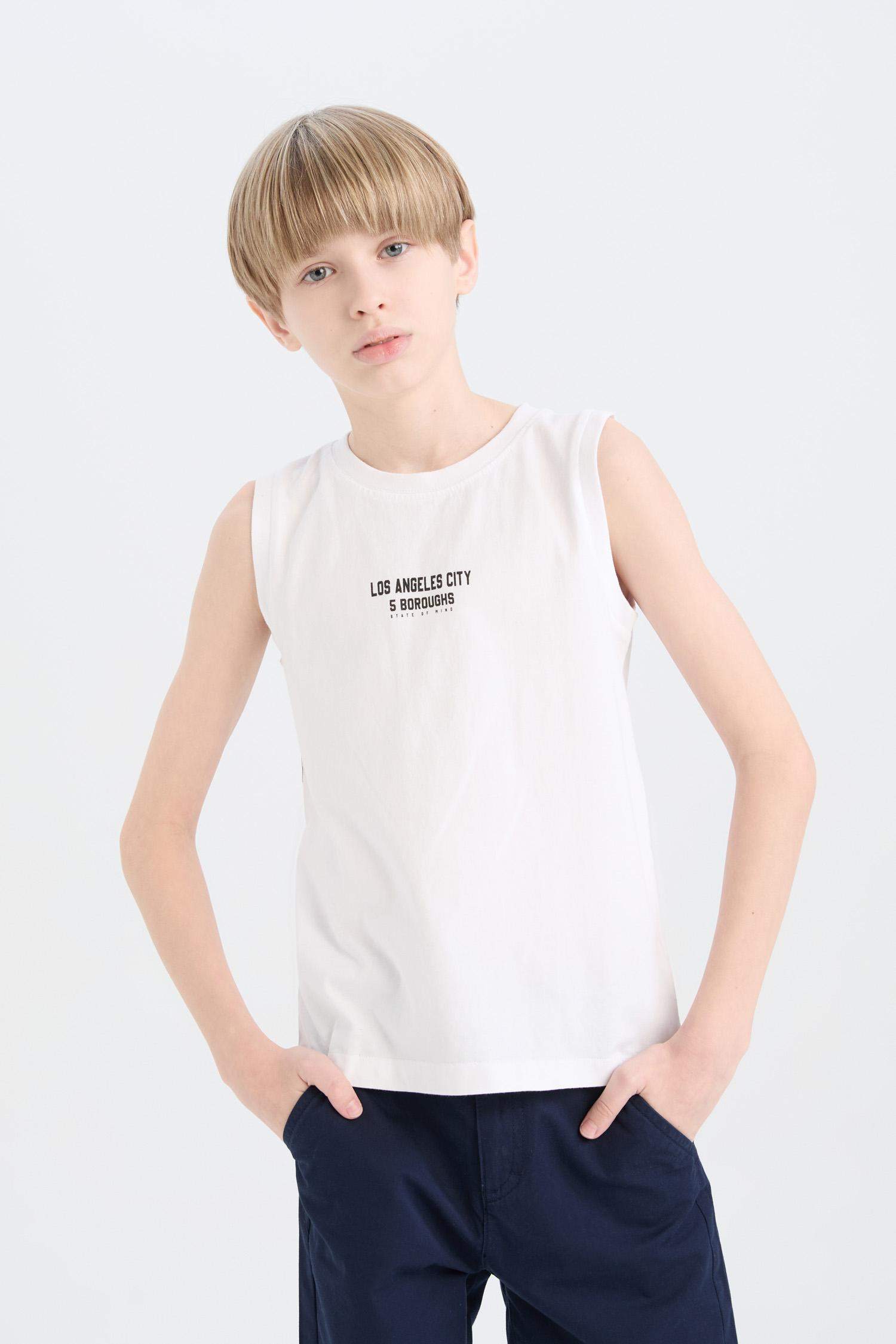 Boy Crew Neck Tank Top