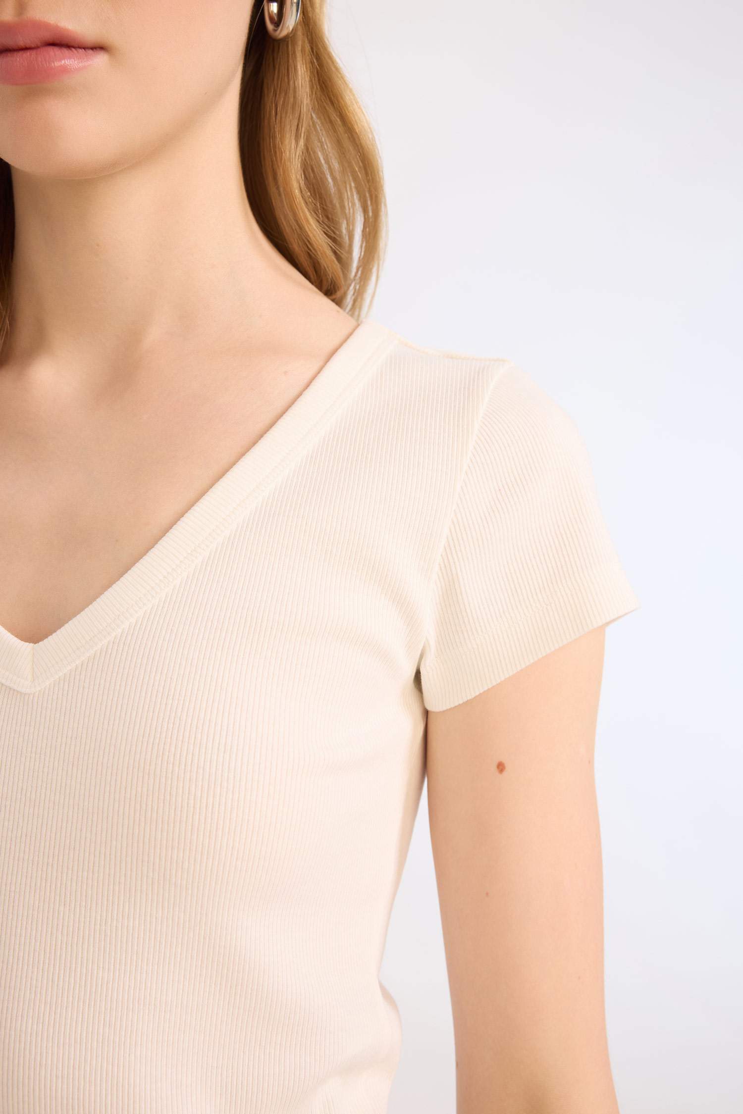 Slim Fit Camisole Short Sleeve T-Shirt