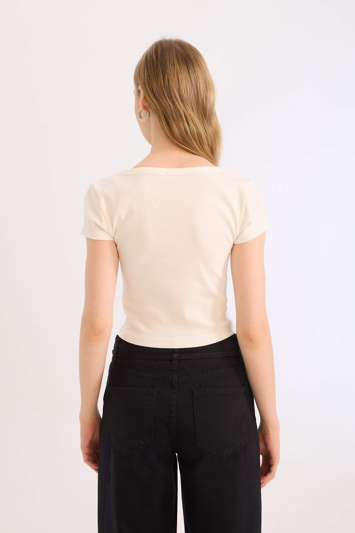 Slim Fit Camisole Short Sleeve T-Shirt