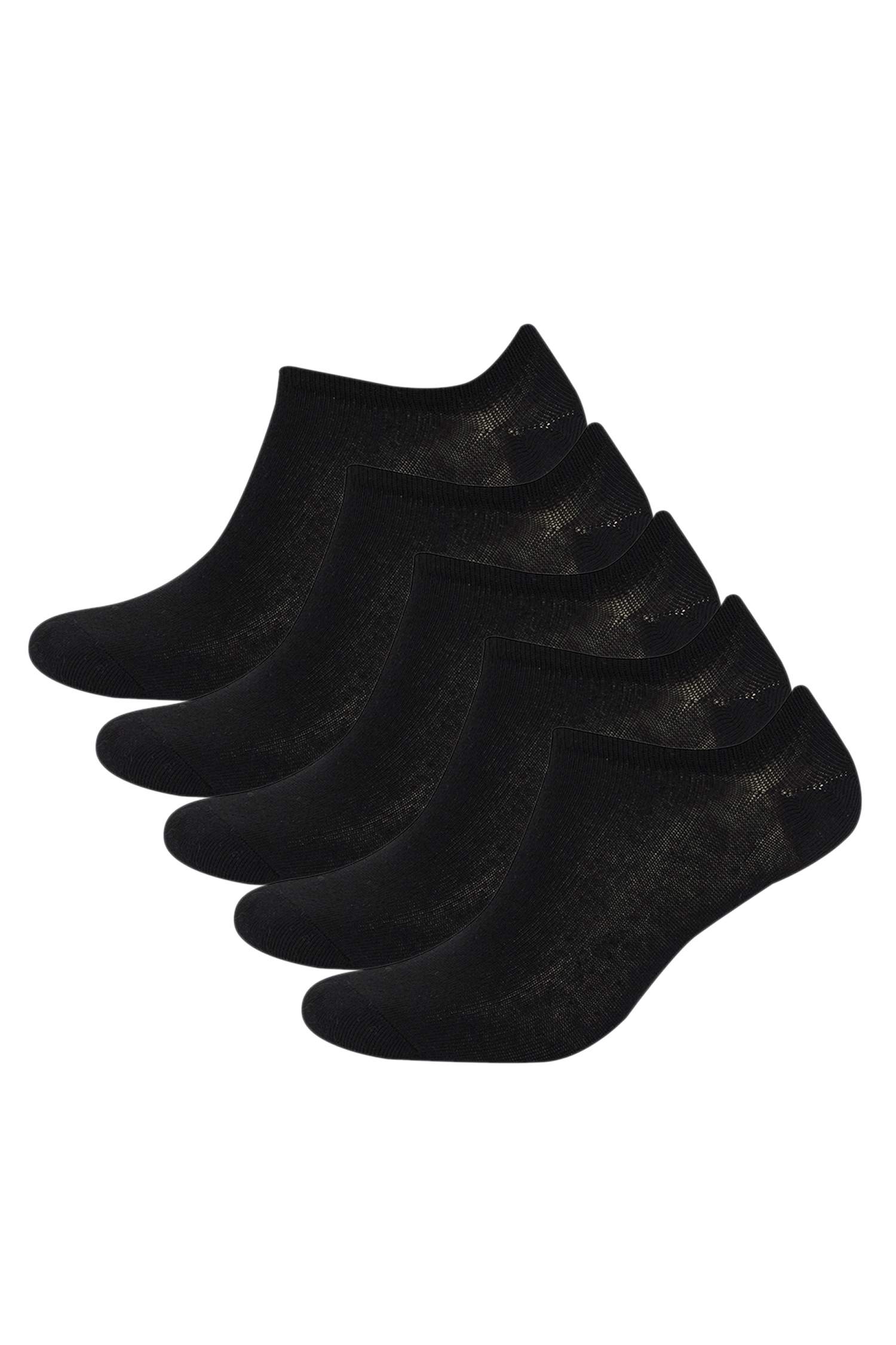 Man Cotton 5 Piece Sneaker Socks