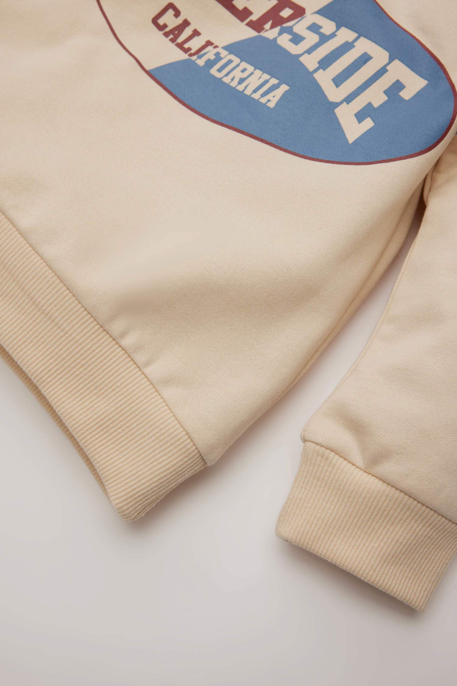 Erkek Bebek 2'li Takım Yaka Sweatshirt Beli Lastikli Eşofman Altı