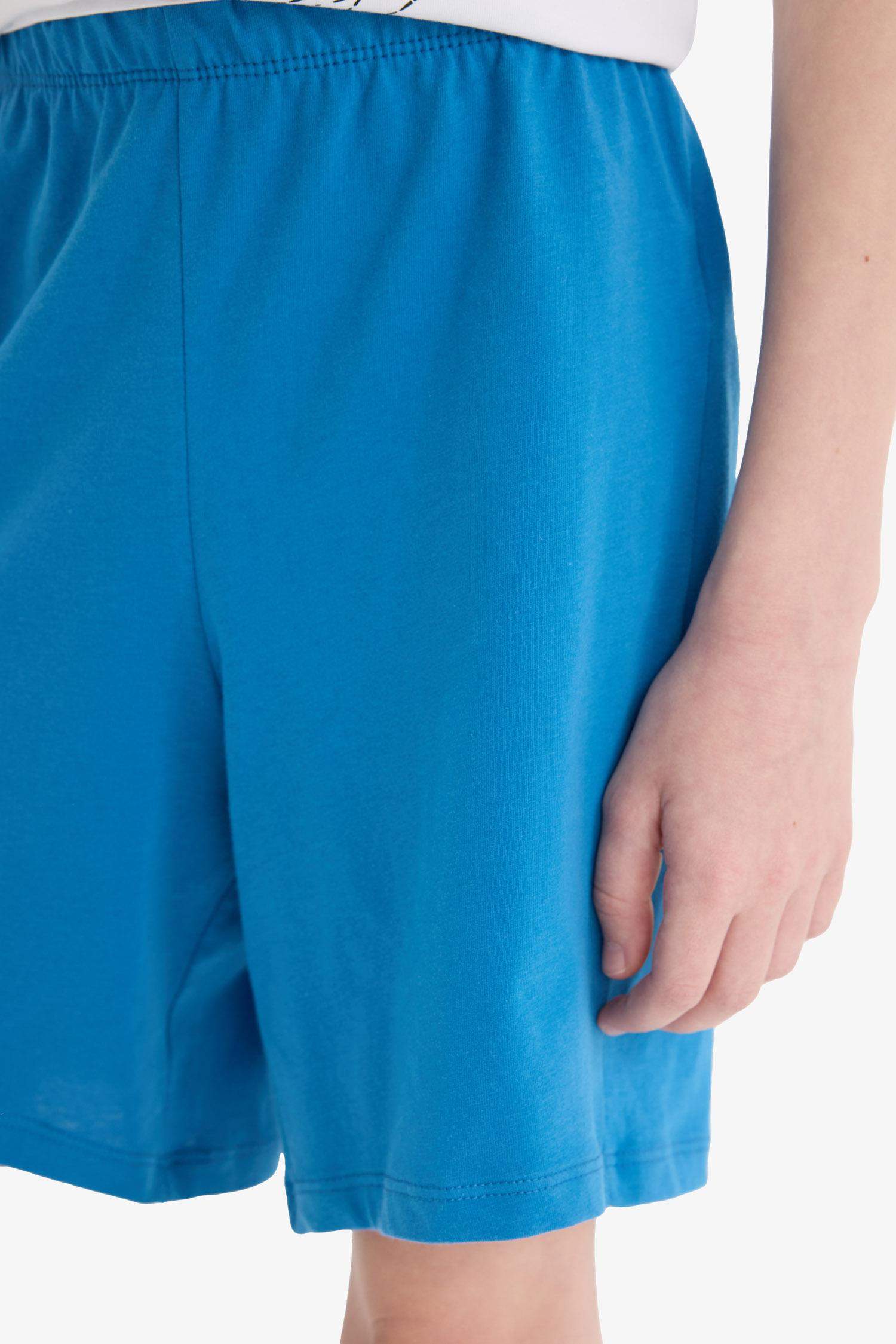 Erkek Çocuk Marvel Spiderman Pijama Takımı Kısa Kollu Üst Şort