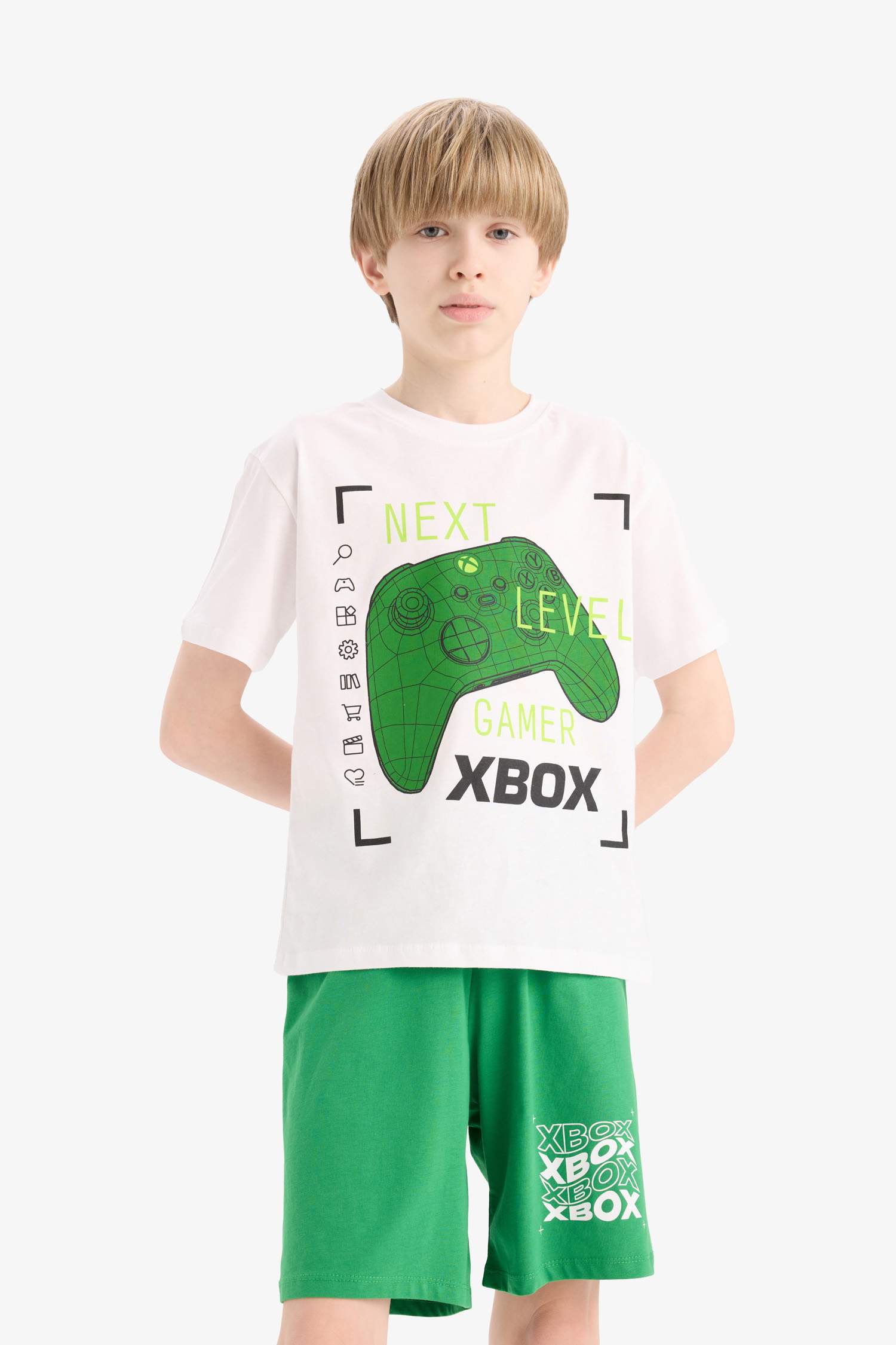 Boy Xbox Regular Fit 2 Piece Pajama Set