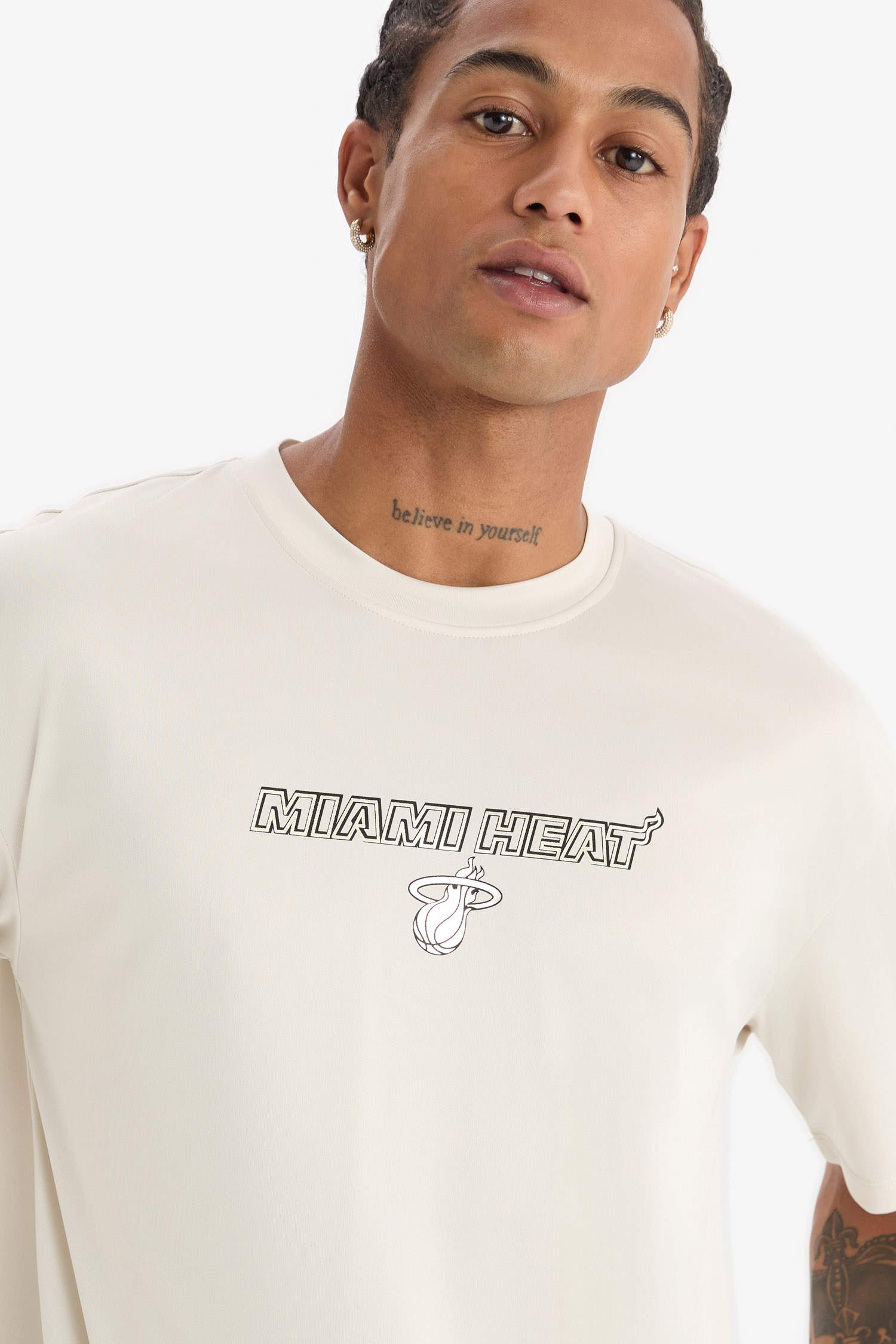 T-shirt NBA Miami Heat à coupe Boxy de DeFactoFit