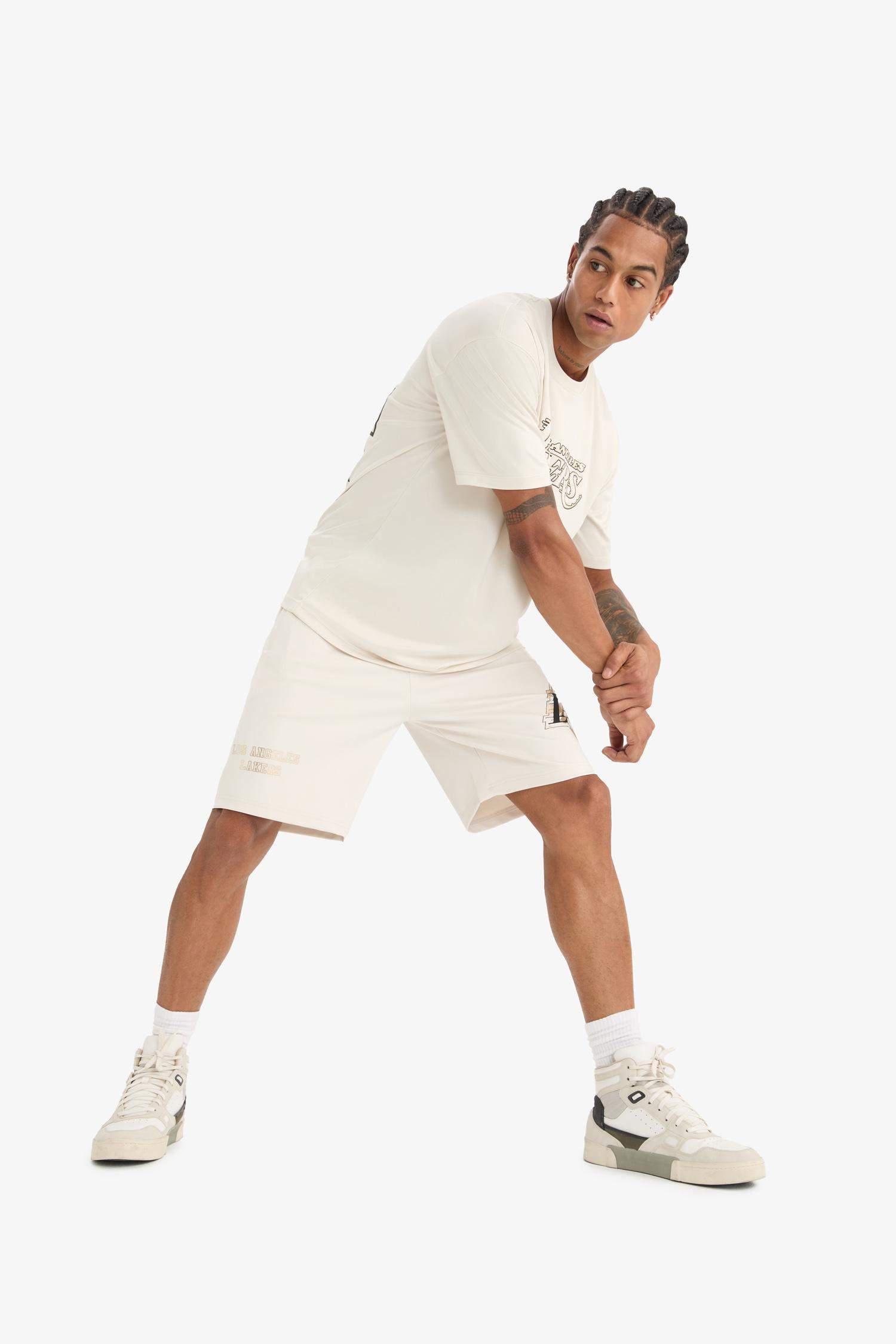 شورت قصير بيج قصة عادية من لوس أنجلوس ليكرز