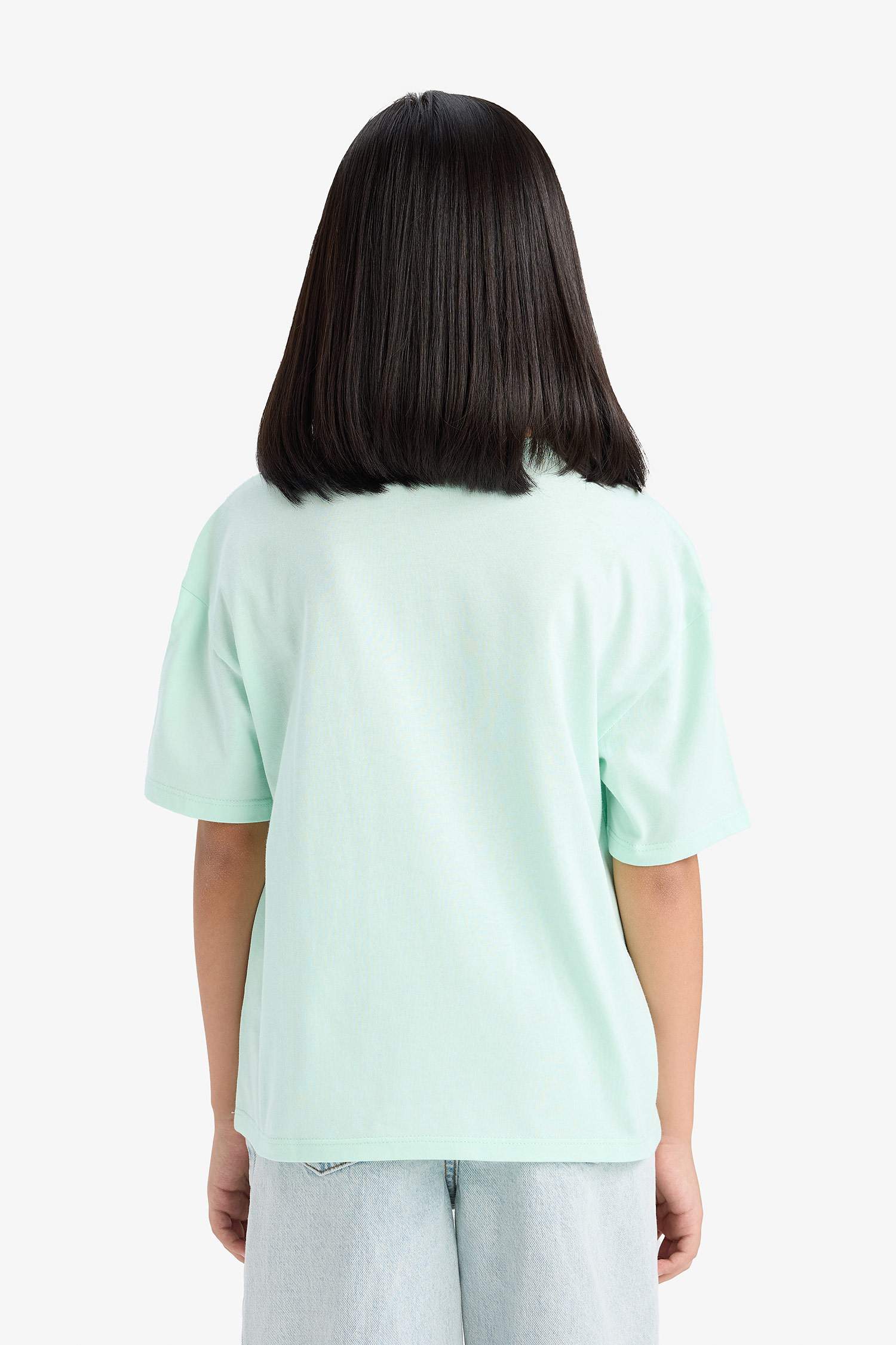 تيشيرت نص ردن بناتي قصة مريحة