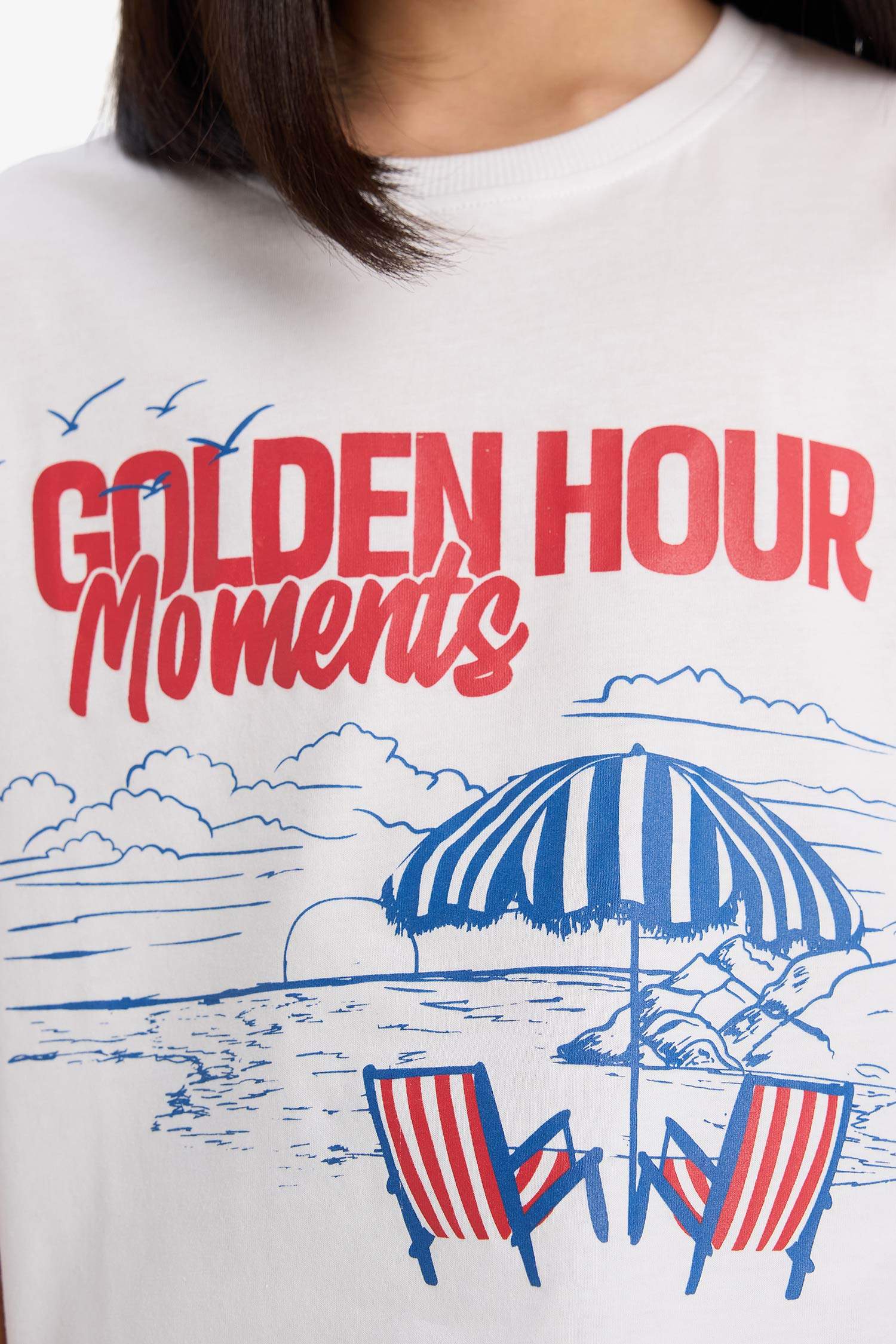 Детская Boxy Fit футболка с круглым вырезом и животным принтом, короткий рукав для девочек