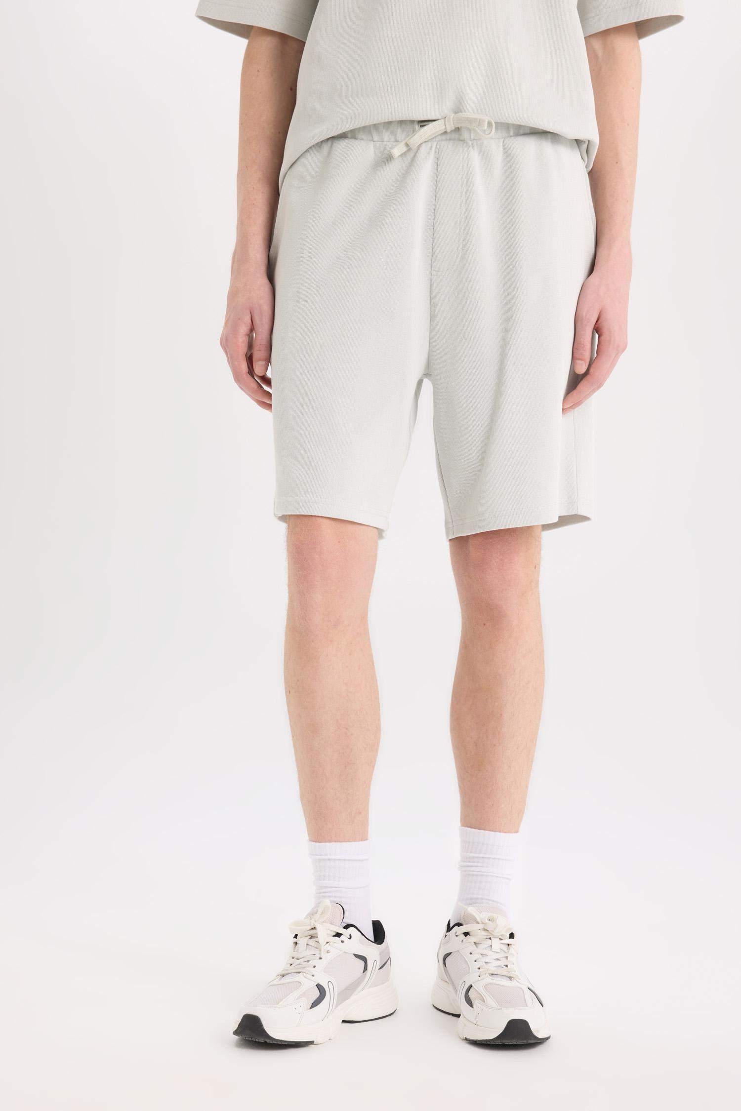 %100 Pamuk Regular Fit Düz Paça Şort