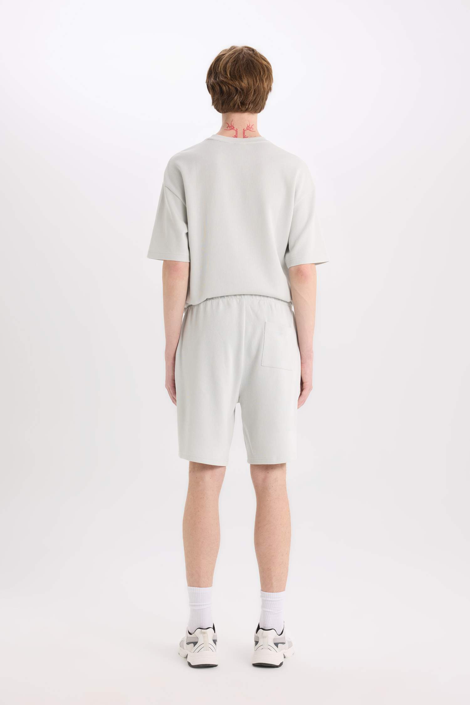 %100 Pamuk Regular Fit Düz Paça Şort