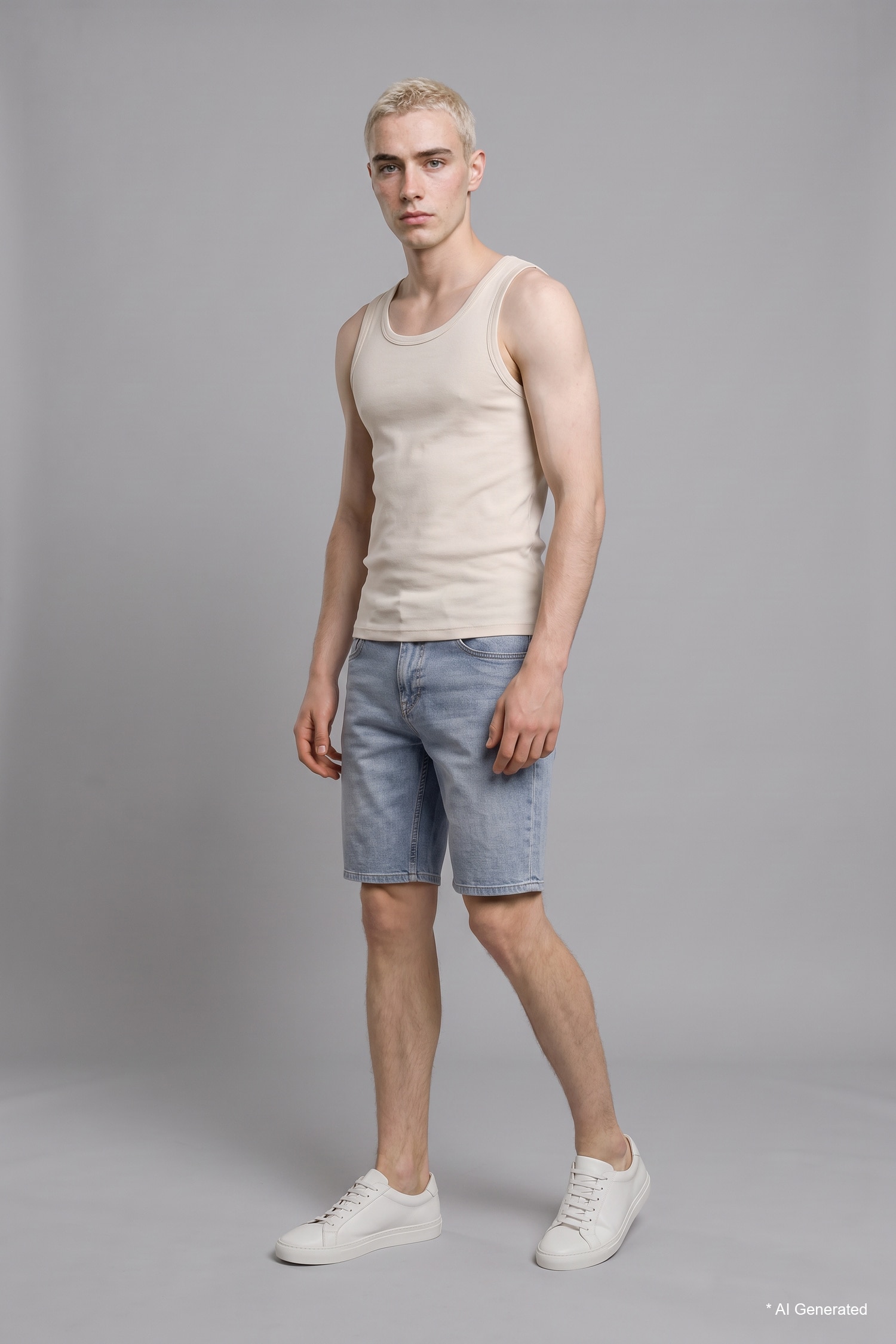 DeFacto %100 Pamuk Slim Fit Ribana Atlet