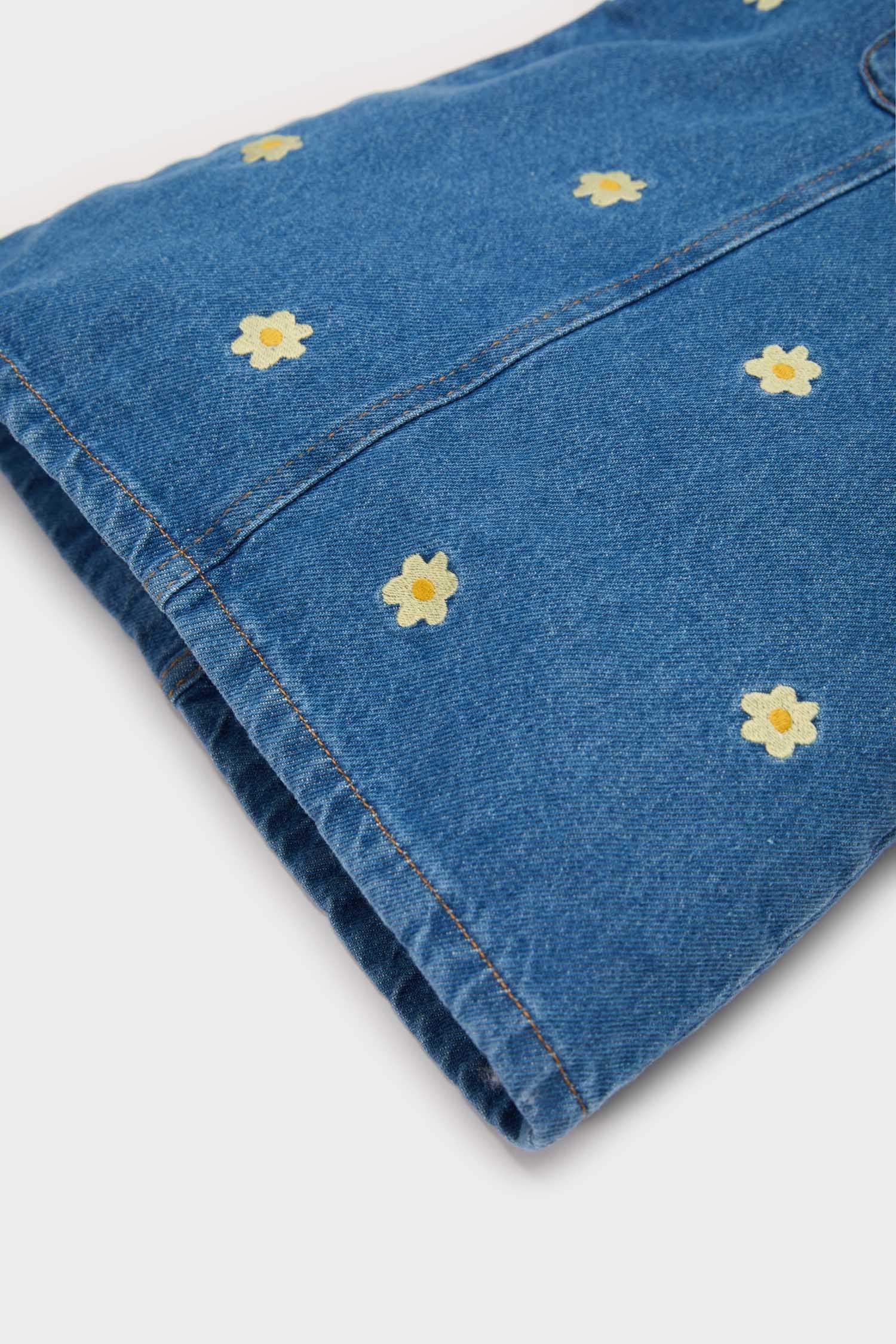 فستان فلورال قصة عادية بحمالات بحمالات