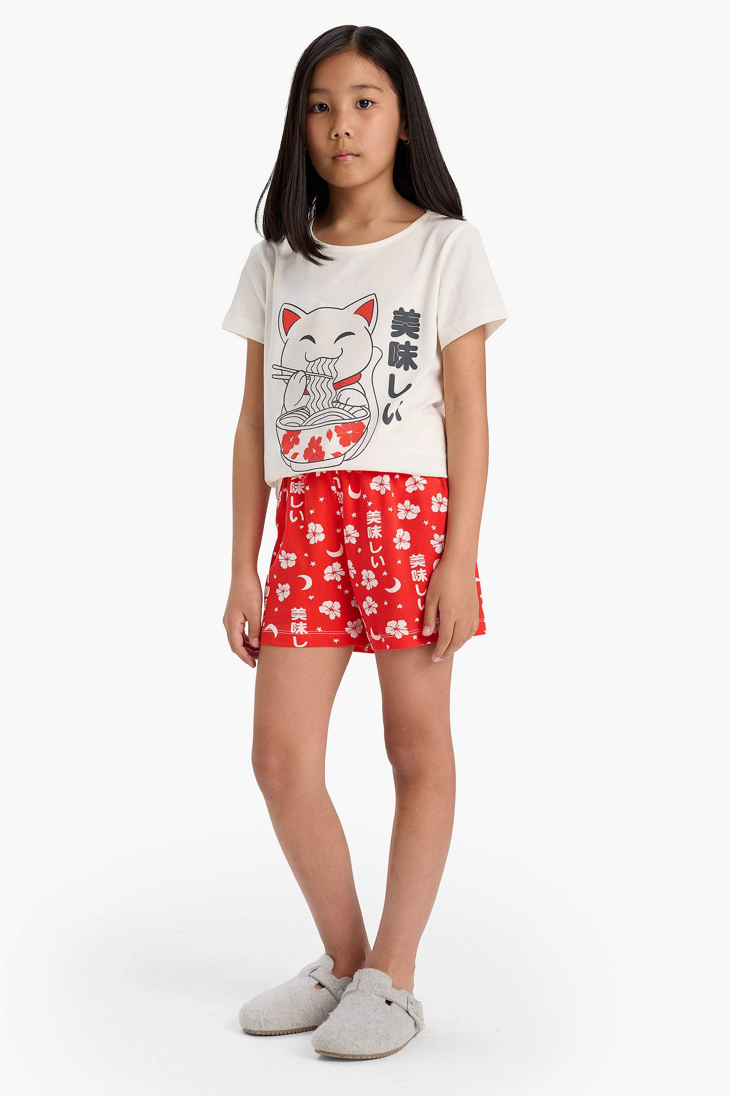 Girl Regular Fit 2 Piece Pajama Set