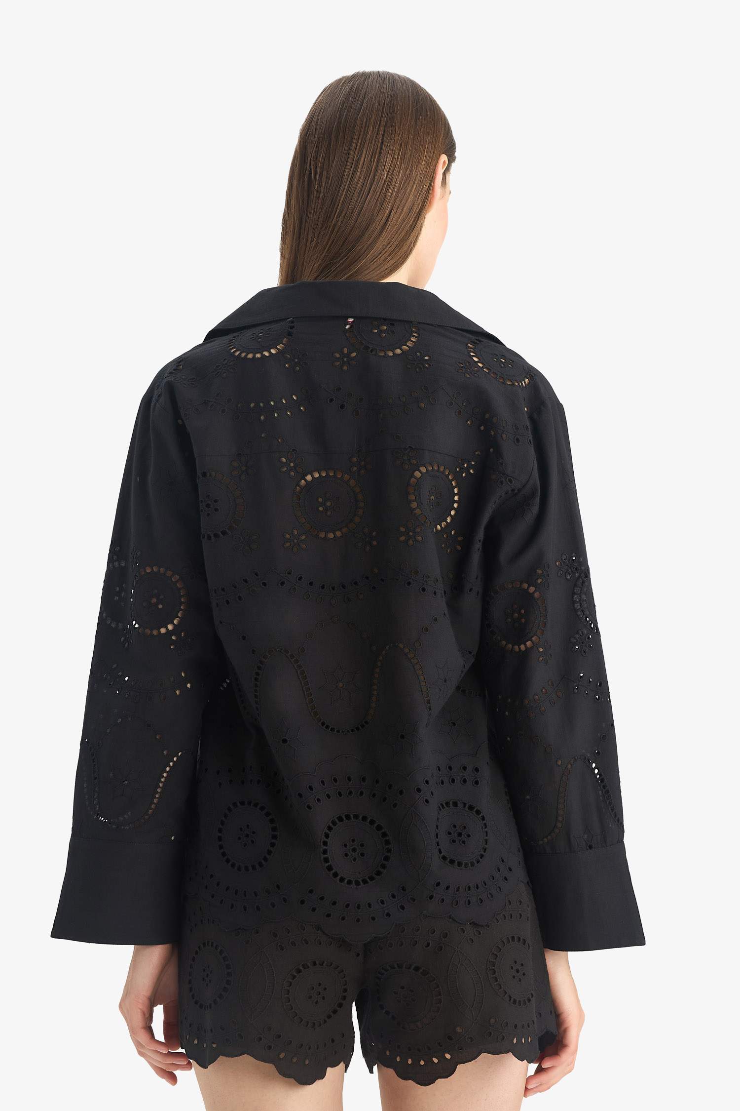 Regular Fit Brode Plaj Gömleği-Fall in Love