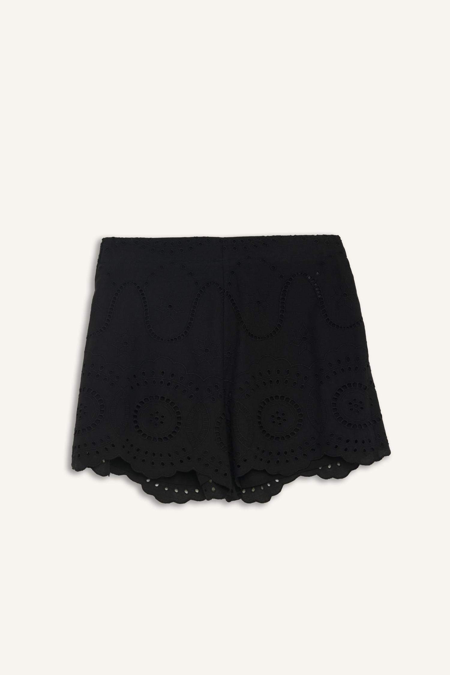 Regular Fit Brode Plaj Şortu-Fall in Love