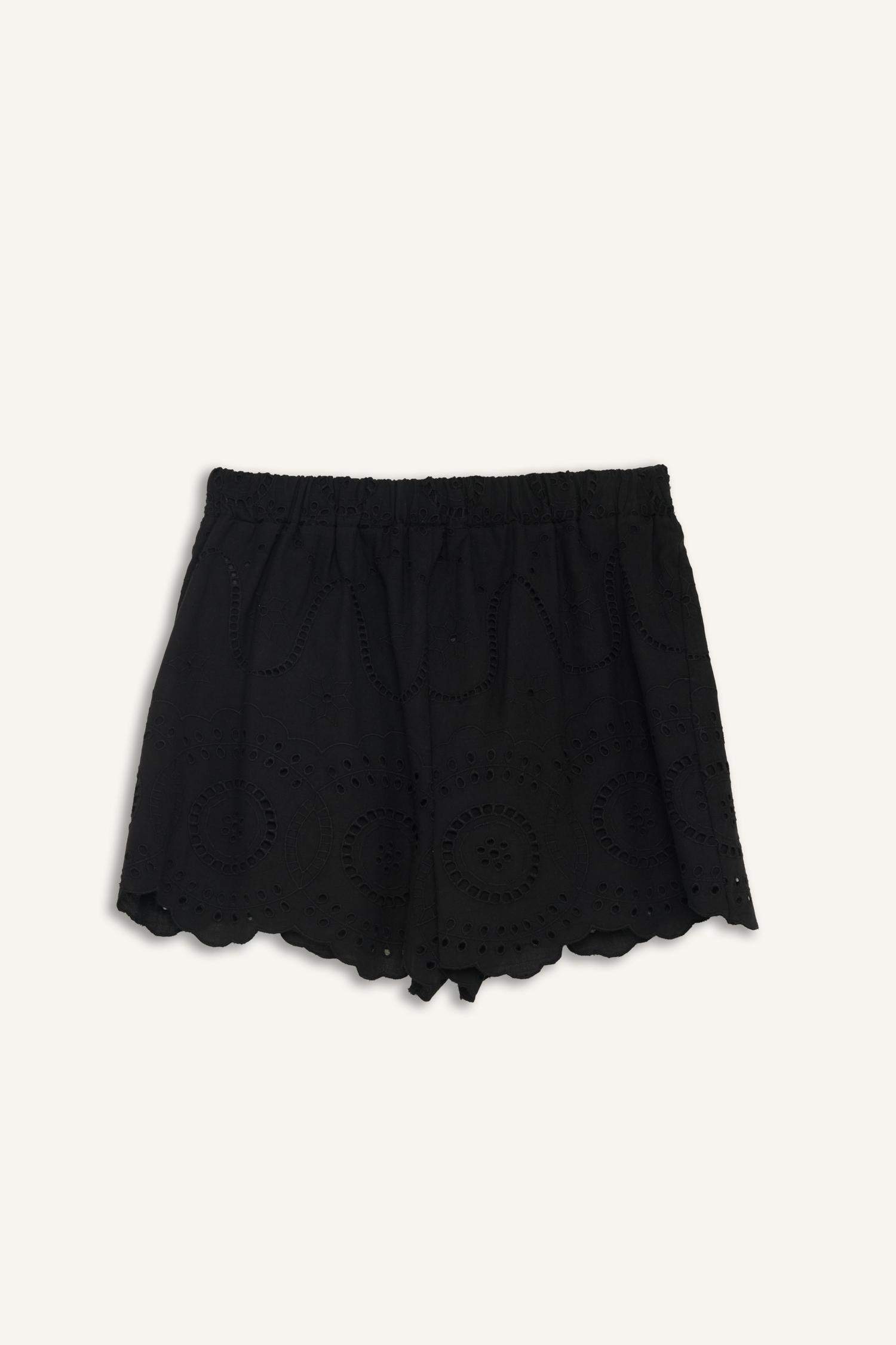 Regular Fit Brode Plaj Şortu-Fall in Love