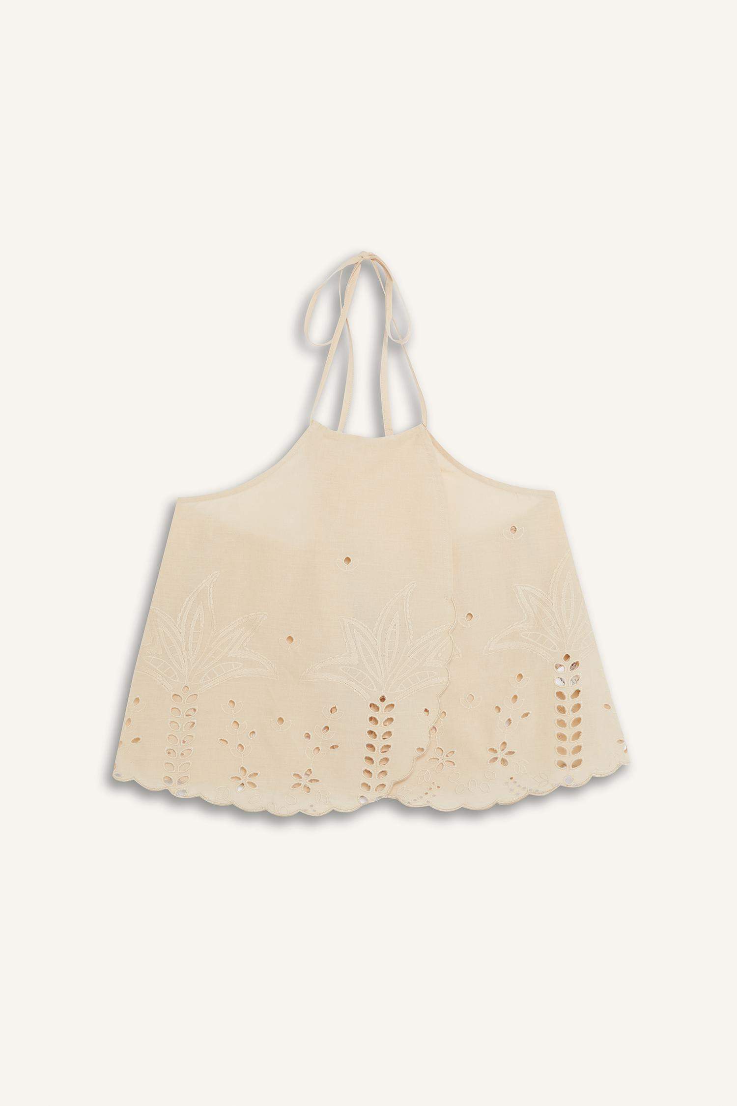 Fall in Love Regular Fit Embroidered Beach Wear