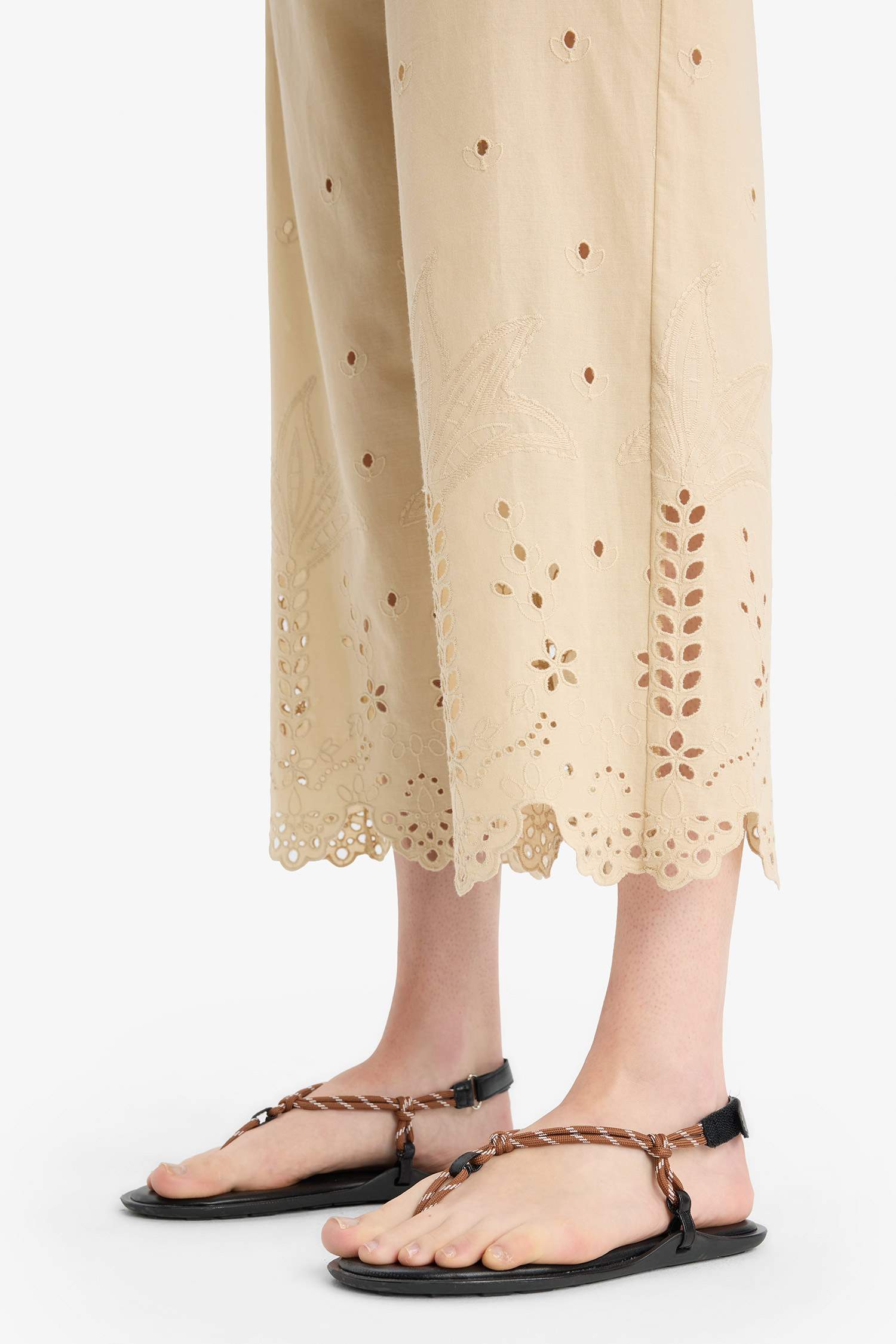 Regular Fit Brode Plaj Pantolonu-Fall in Love