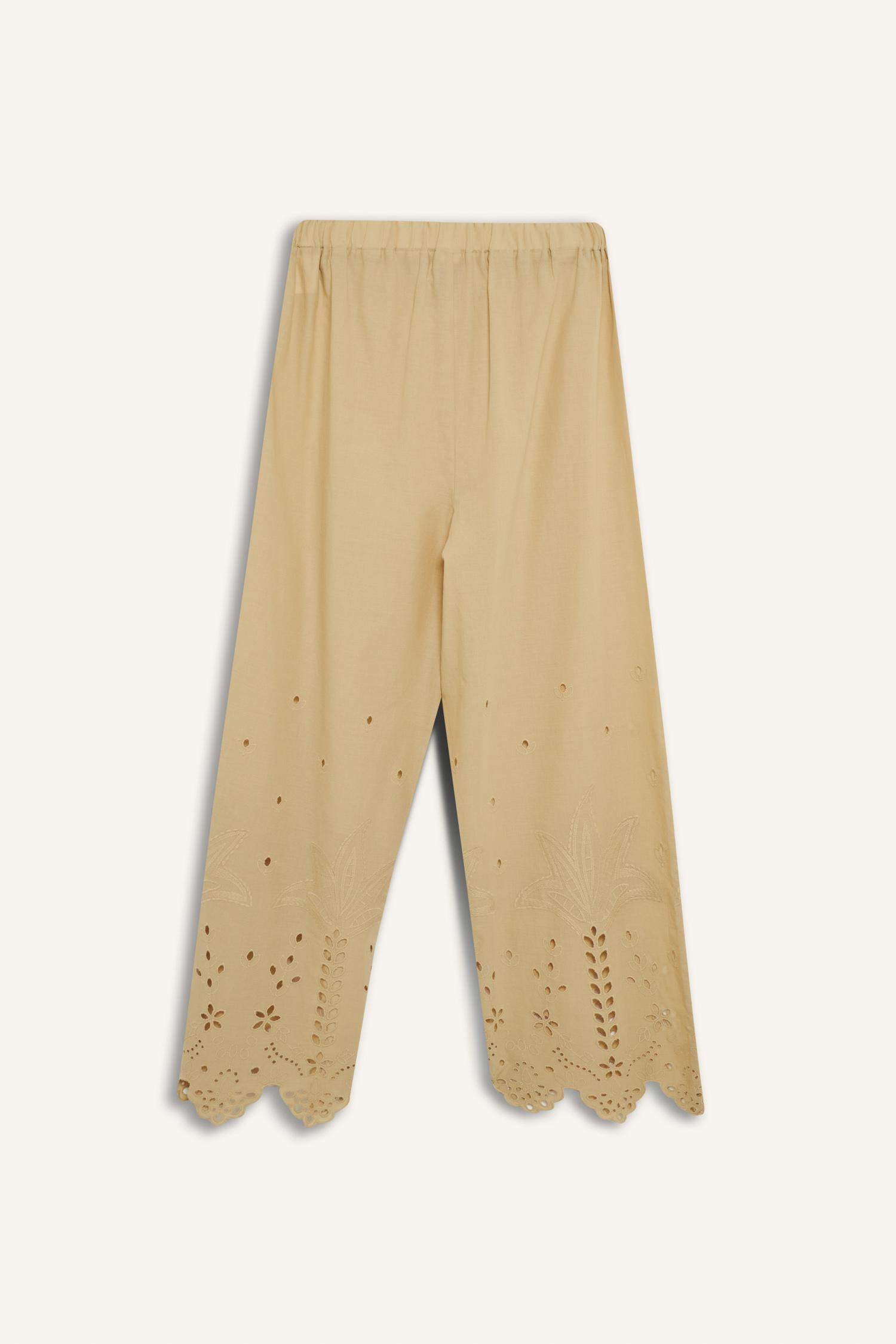 Regular Fit Brode Plaj Pantolonu-Fall in Love