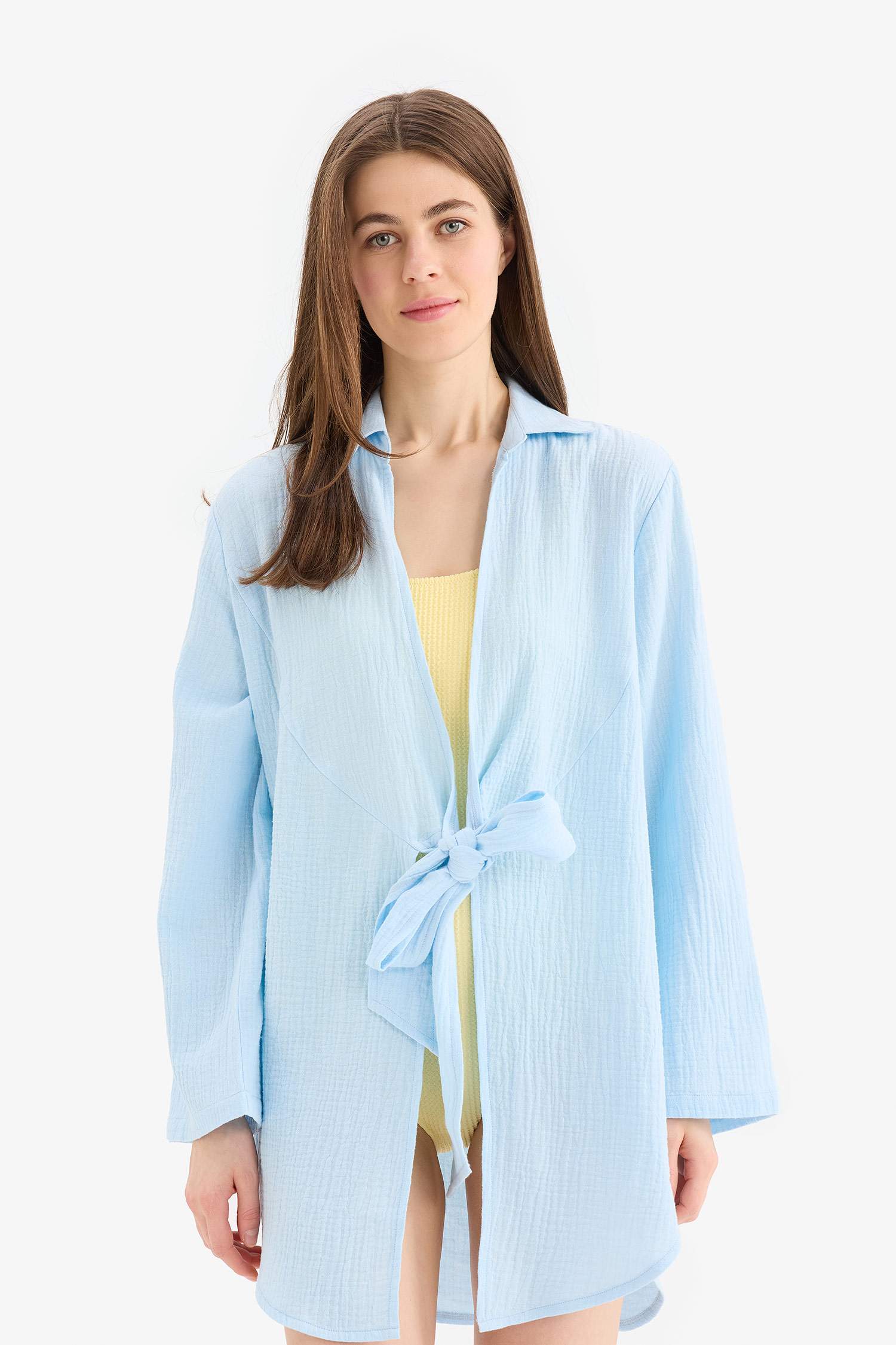 Fall in Love Regular Fit Muslin Beachwear