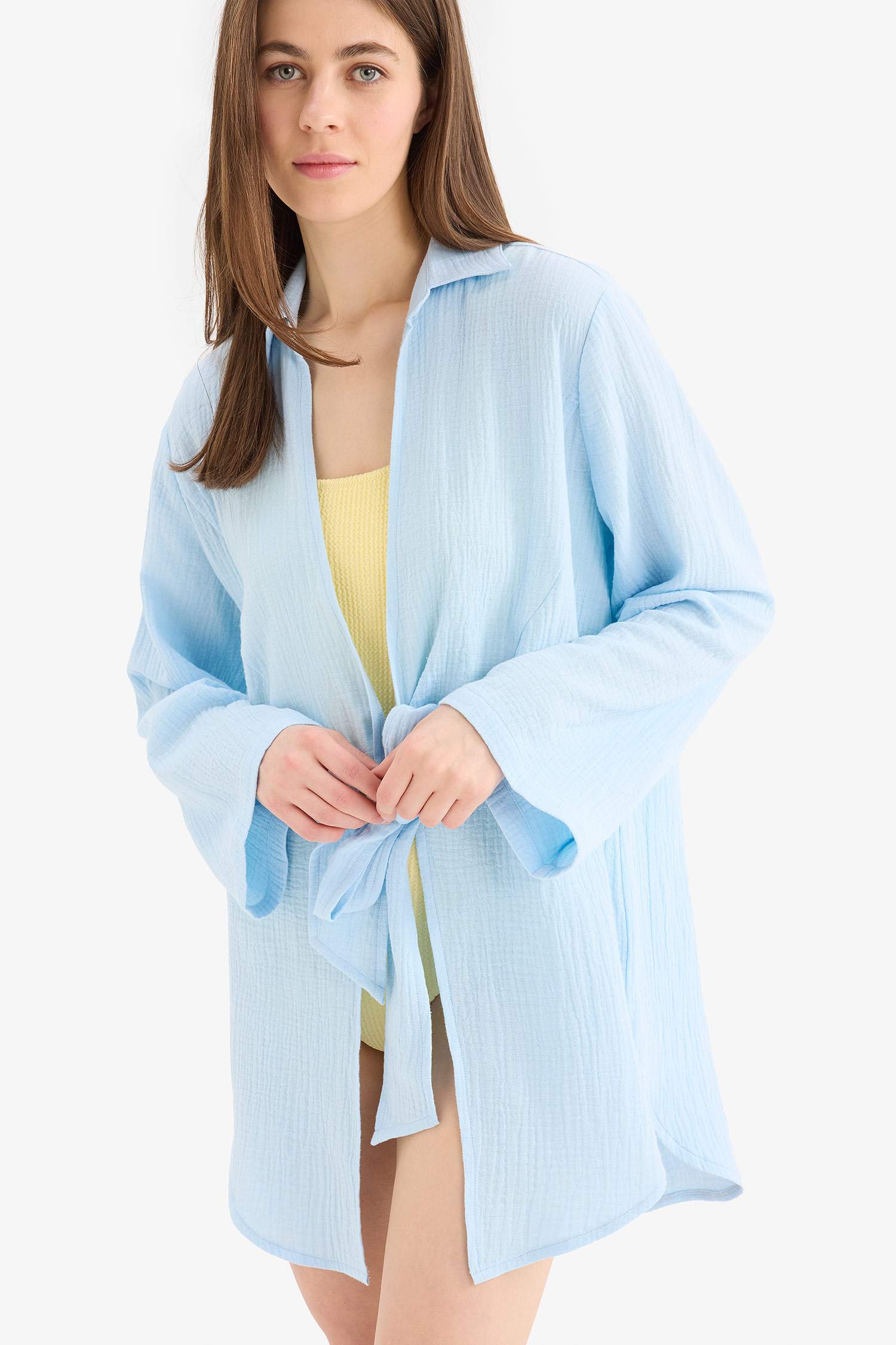 Fall in Love Regular Fit Muslin Beachwear