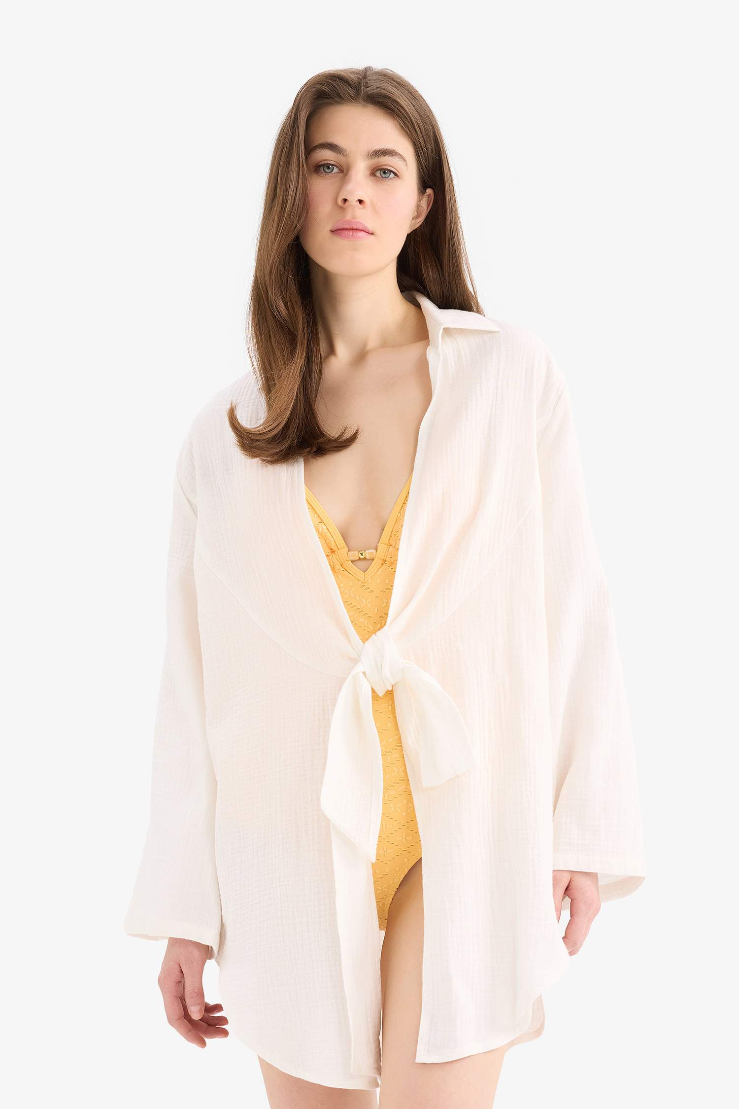 Fall in Love Regular Fit Muslin Beachwear