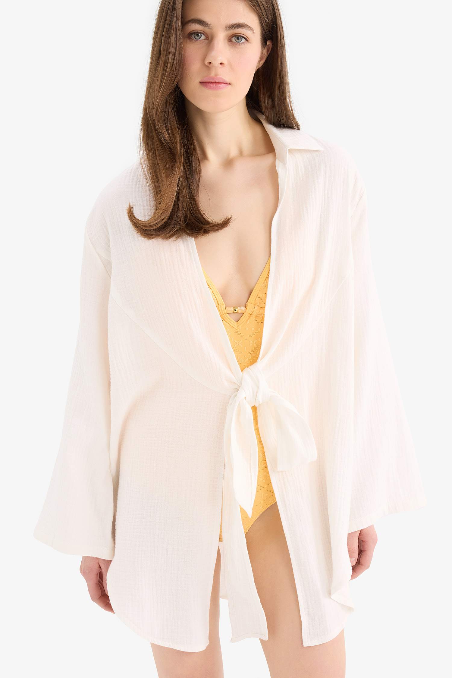 Fall in Love Regular Fit Muslin Beachwear