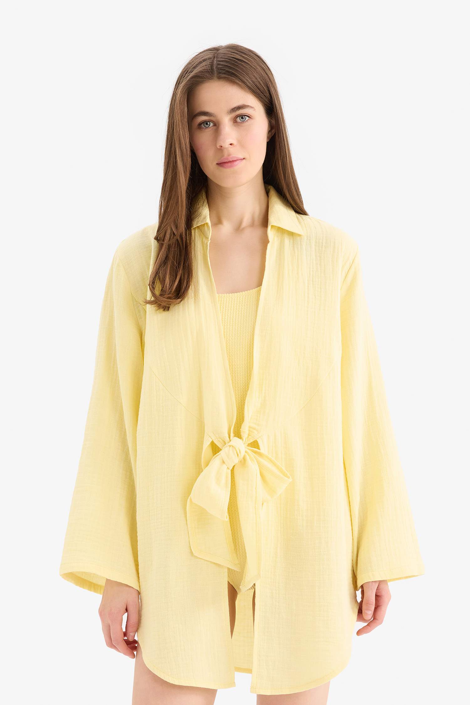 Fall in Love Regular Fit Muslin Beachwear