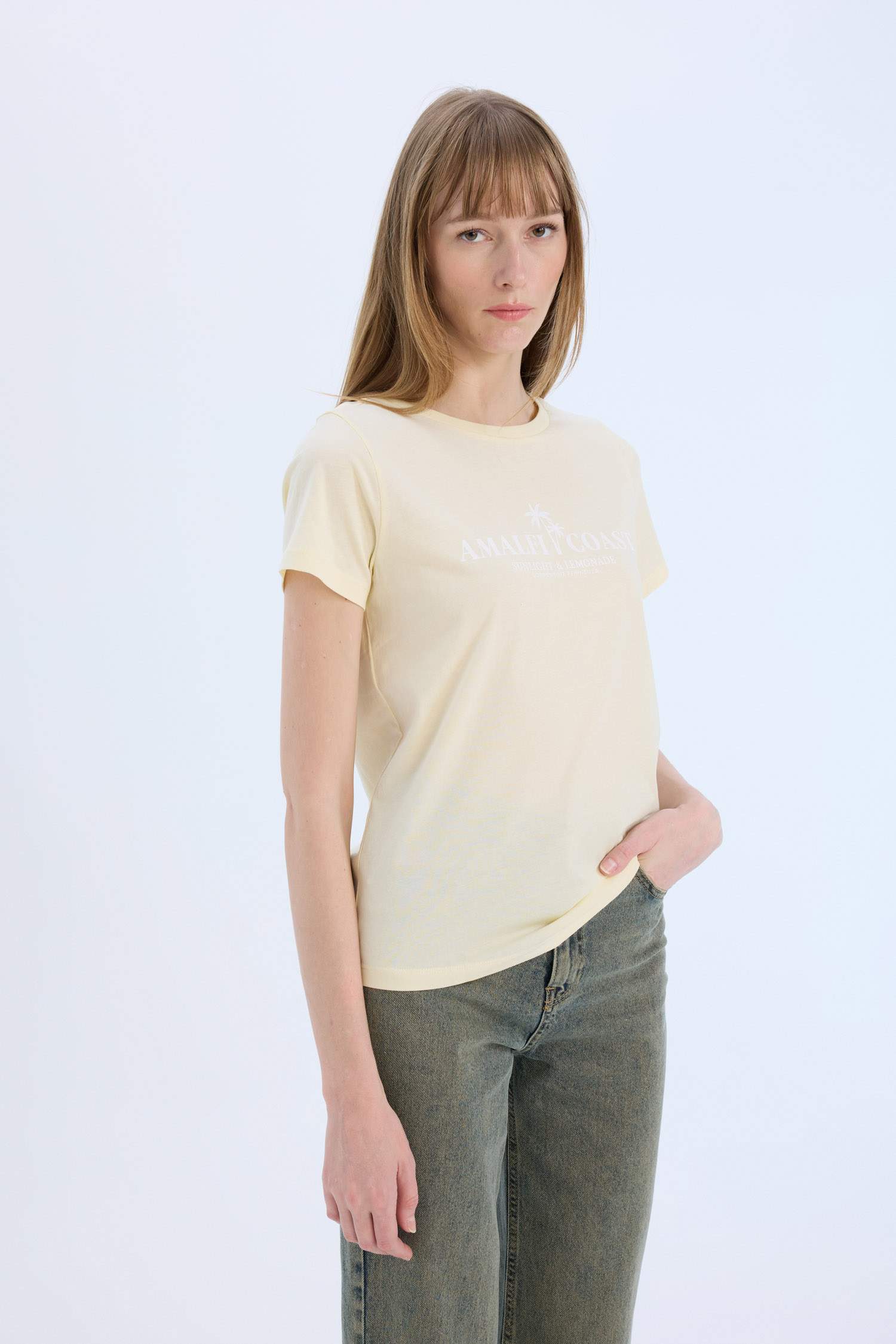 дөңгелек жаға слоган супрема мақтасы Қысқа жеңді футболка