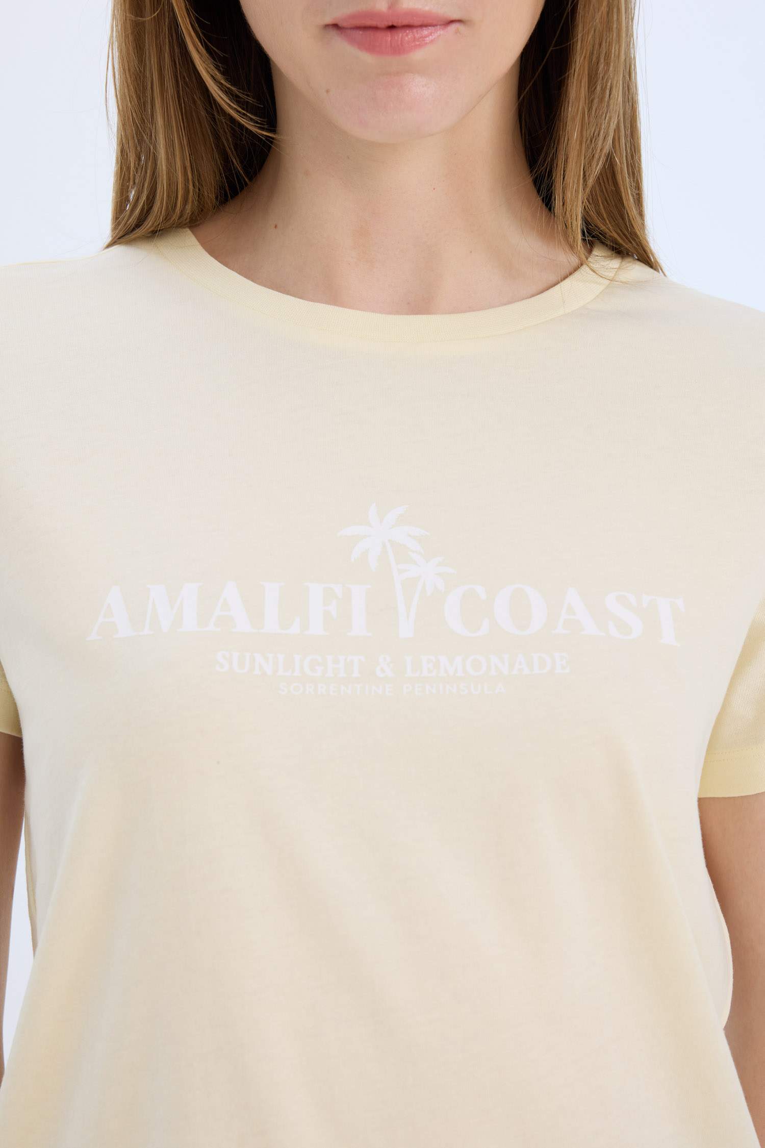 дөңгелек жаға слоган супрема мақтасы Қысқа жеңді футболка