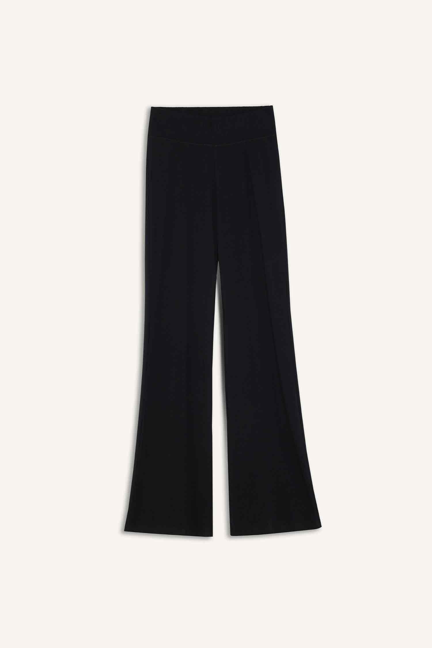 Flare Fit Ribana Pantolon