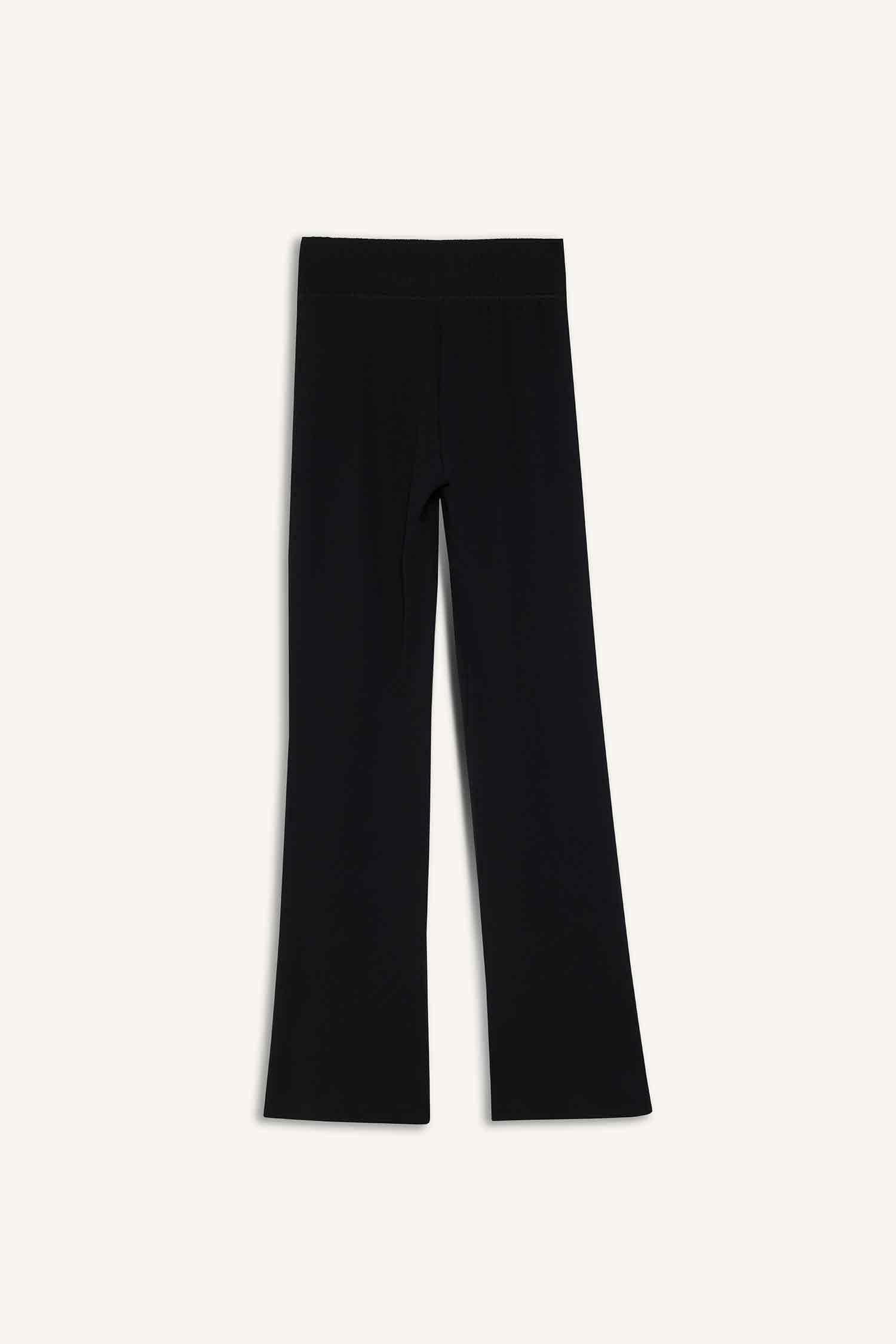 Flare Fit Ribana Pantolon